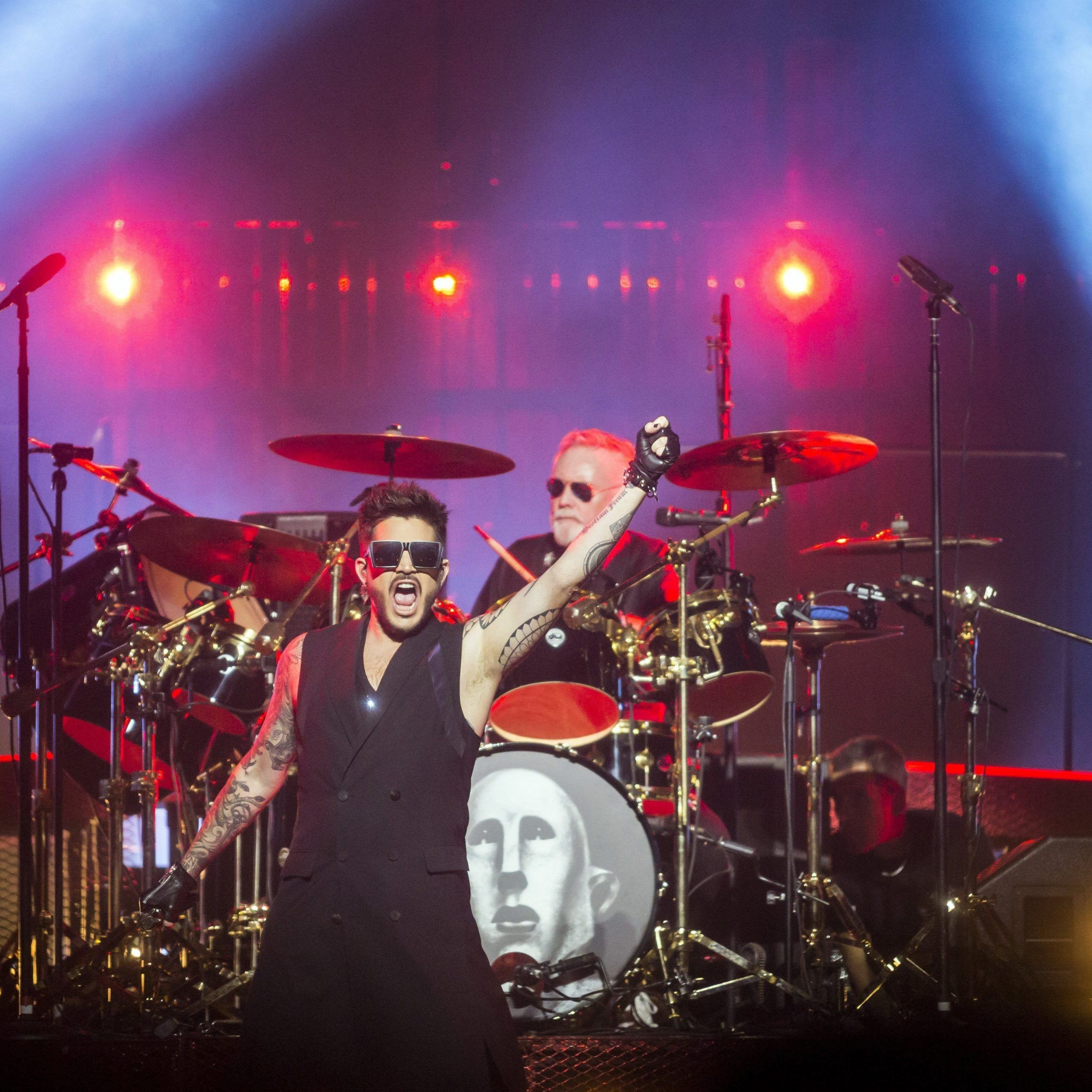Queen und Adam Lambert traten am Mittwoch in der Wiener Stadthalle auf.
