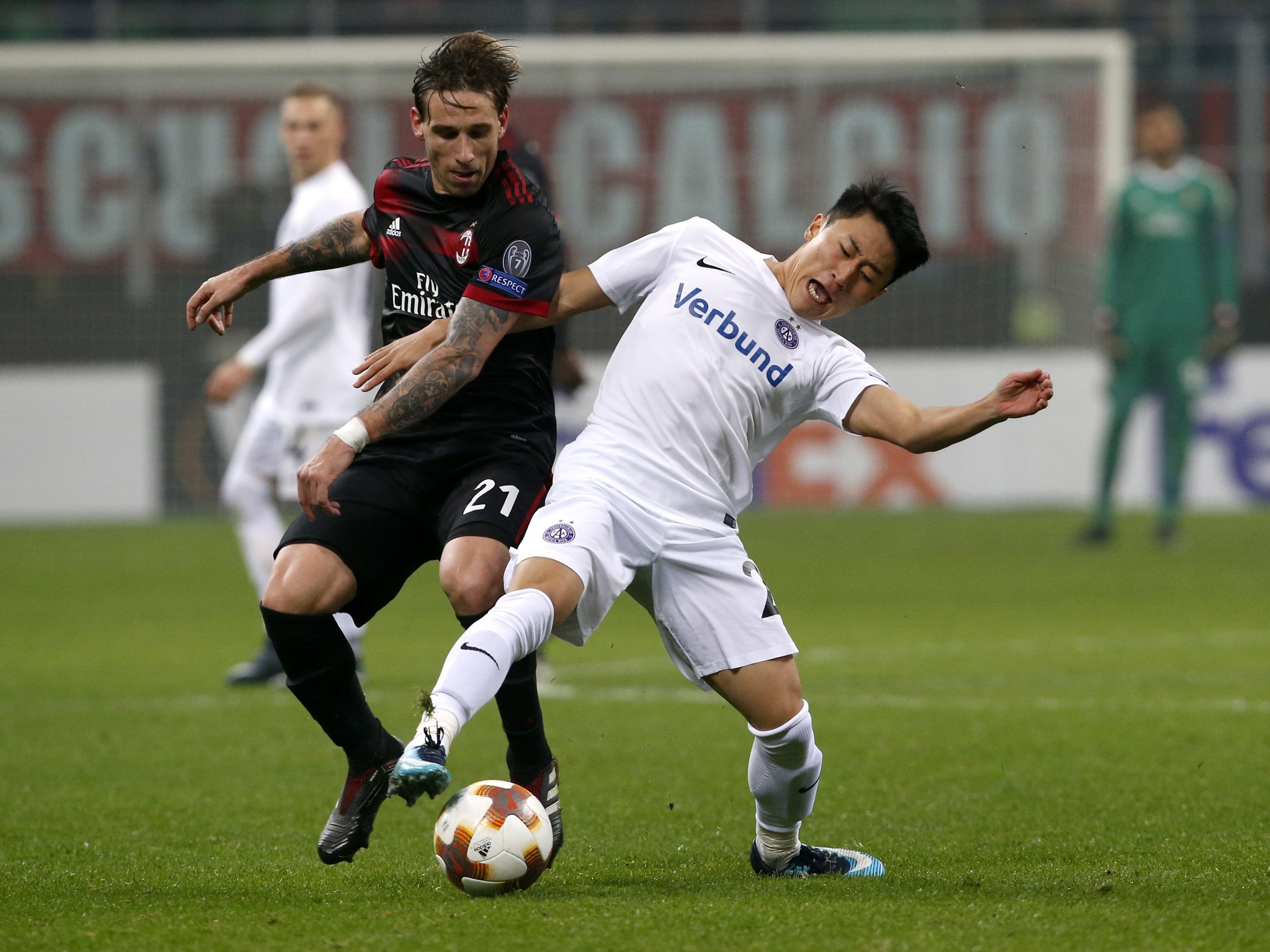 Die Wiener Austria verlor gegen den AC Milan mit 5:1.