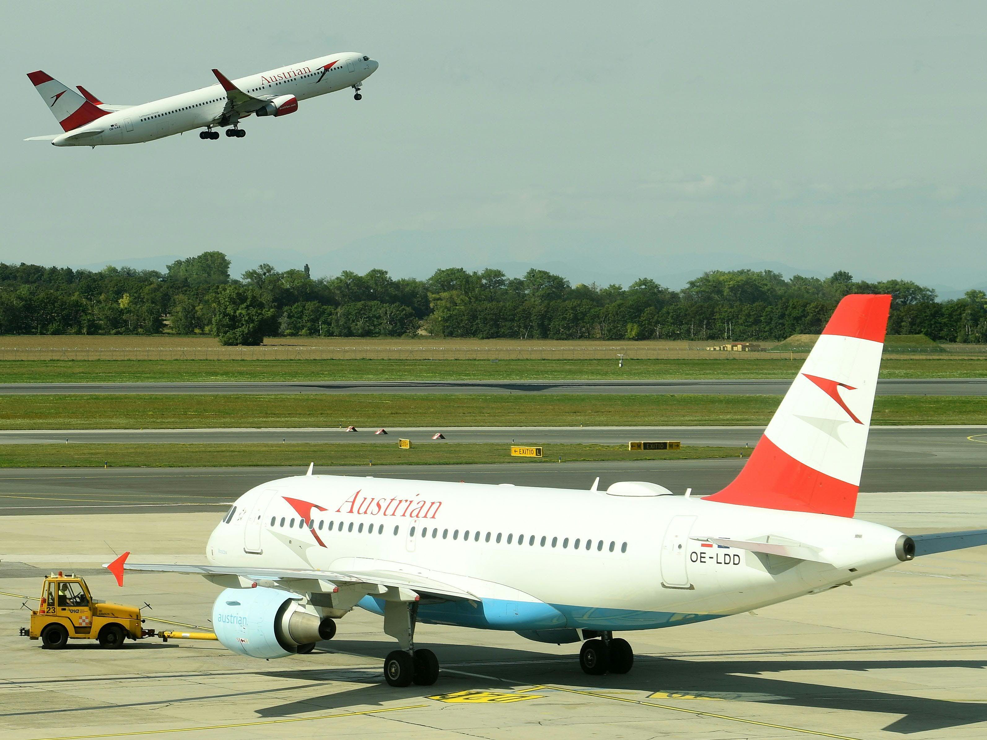 Ein Flugzeug der AUA musste nach dem Start umkehren Ein Flugzeug der AUA musste nach dem Start umkehren