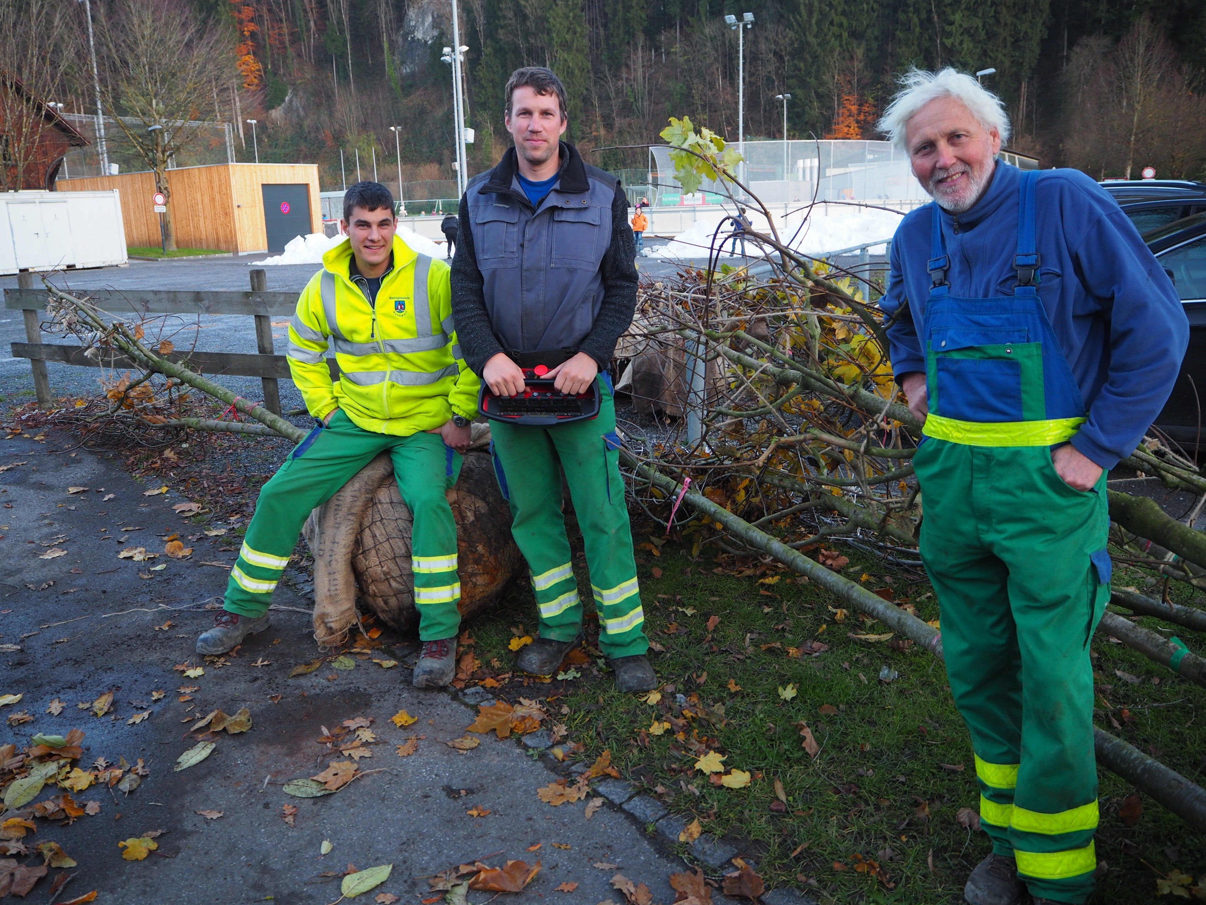 Fabian, Martin und Paolo