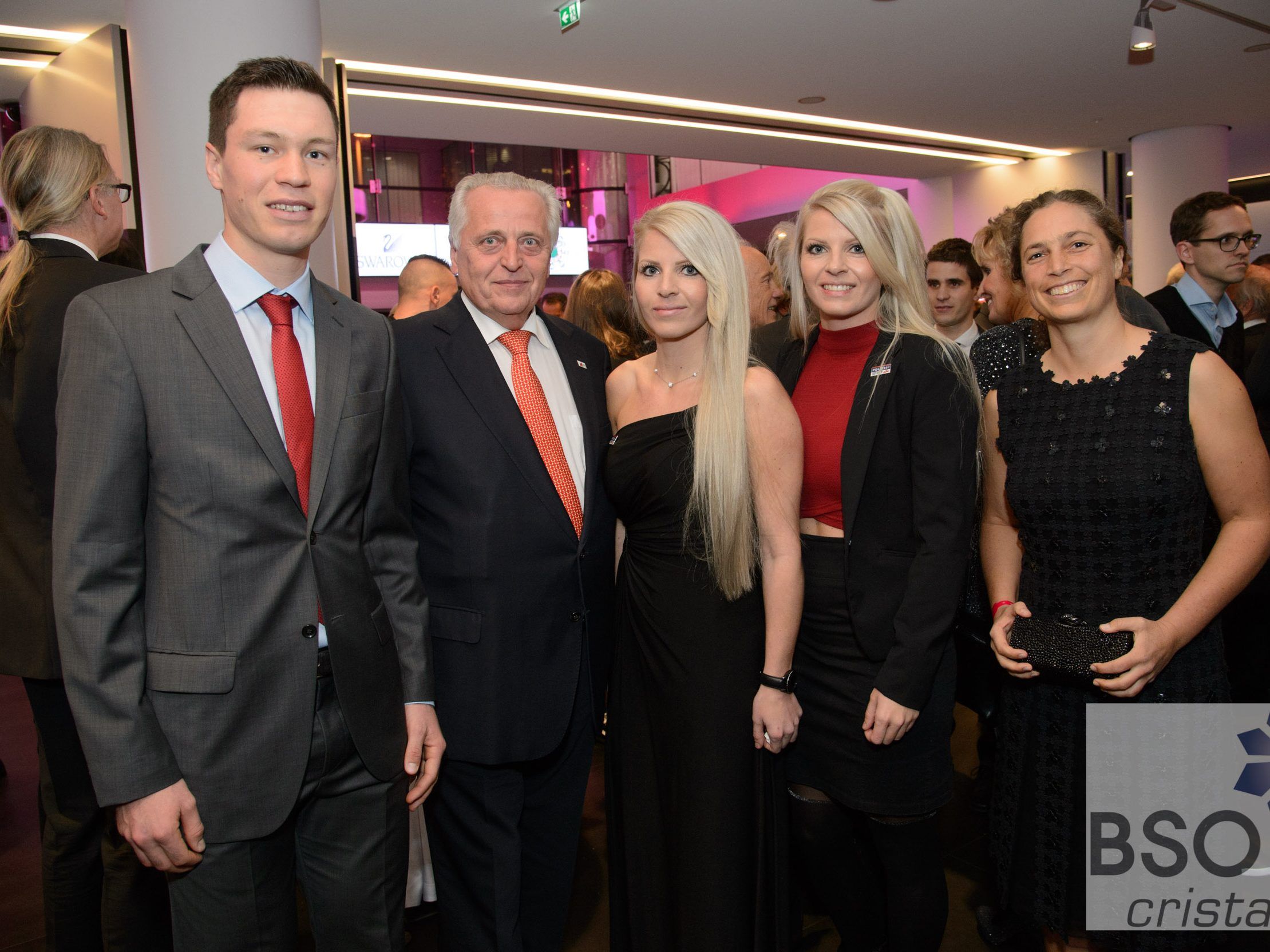 Bei der BSO Cristall Gala 2017 in Wien Bei der BSO Cristall Gala 2017 in Wien