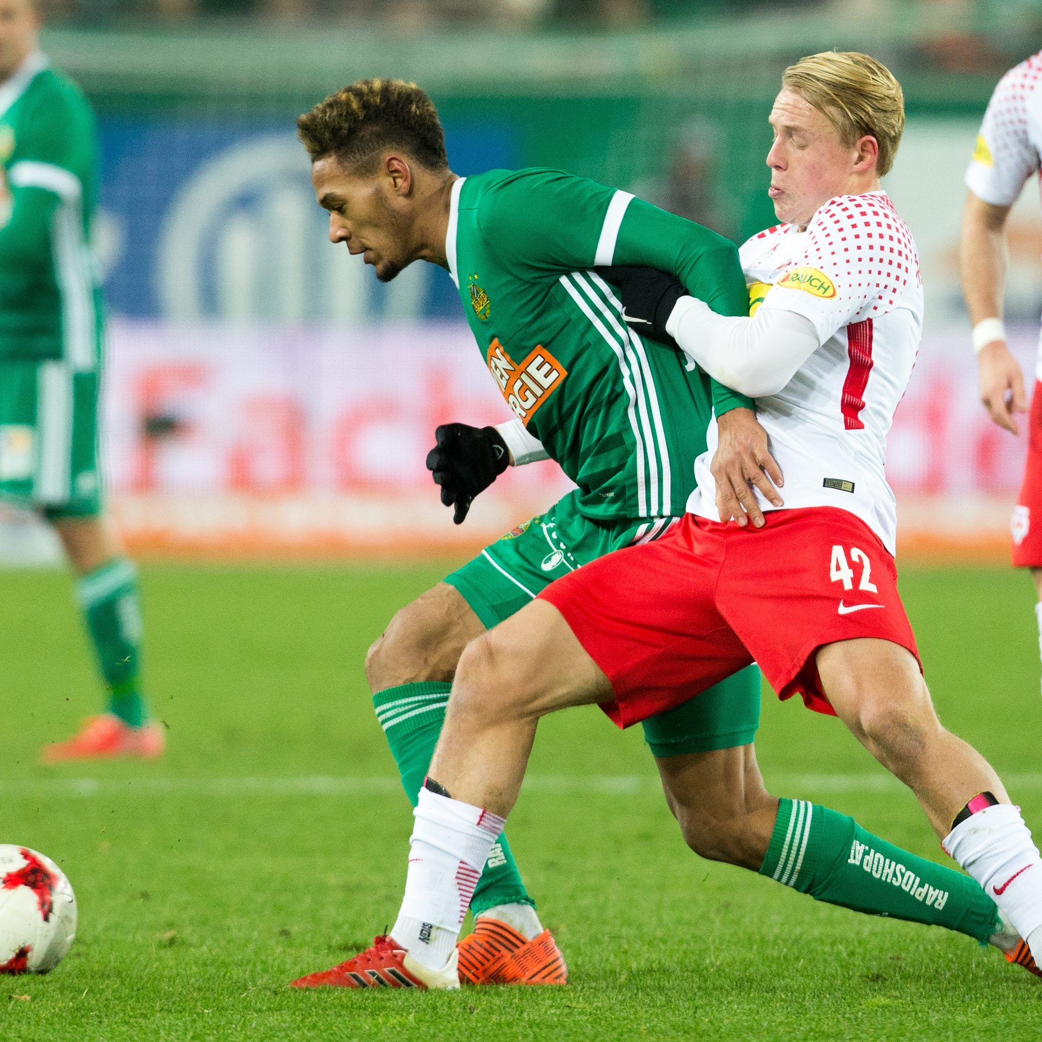 Rapid empfing am Sonntag Salzburg in Hütteldorf