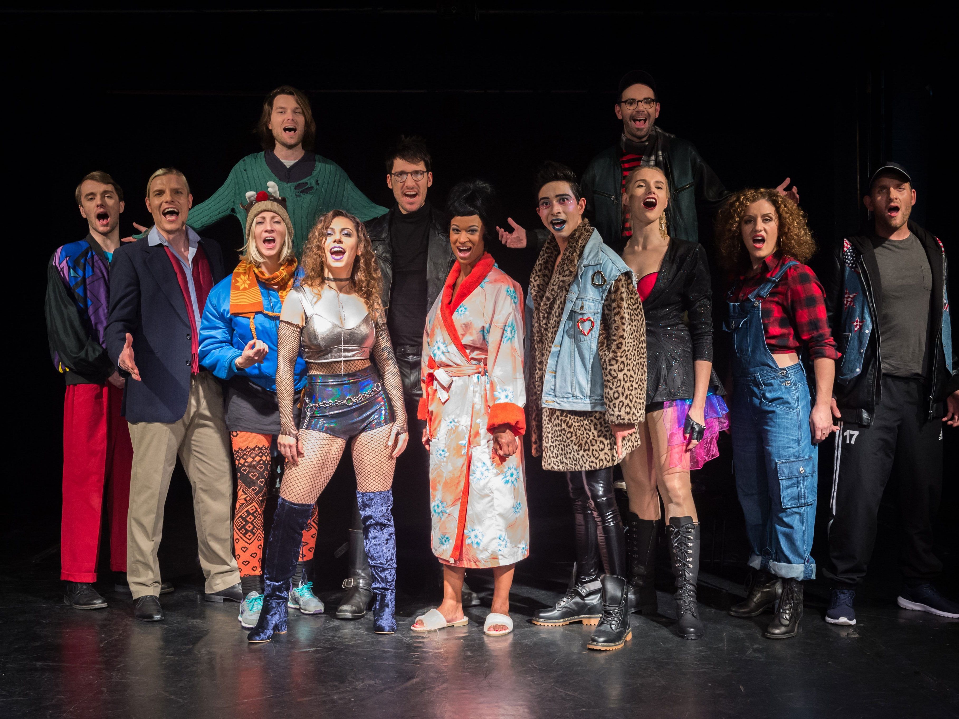 Der Cast des Rock-Musicals "Rent" Der Cast des Rock-Musicals "Rent"