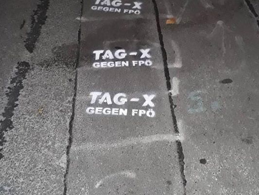 Zwei Sprayer wurden in der Innenstadt ertappt und angezeigt