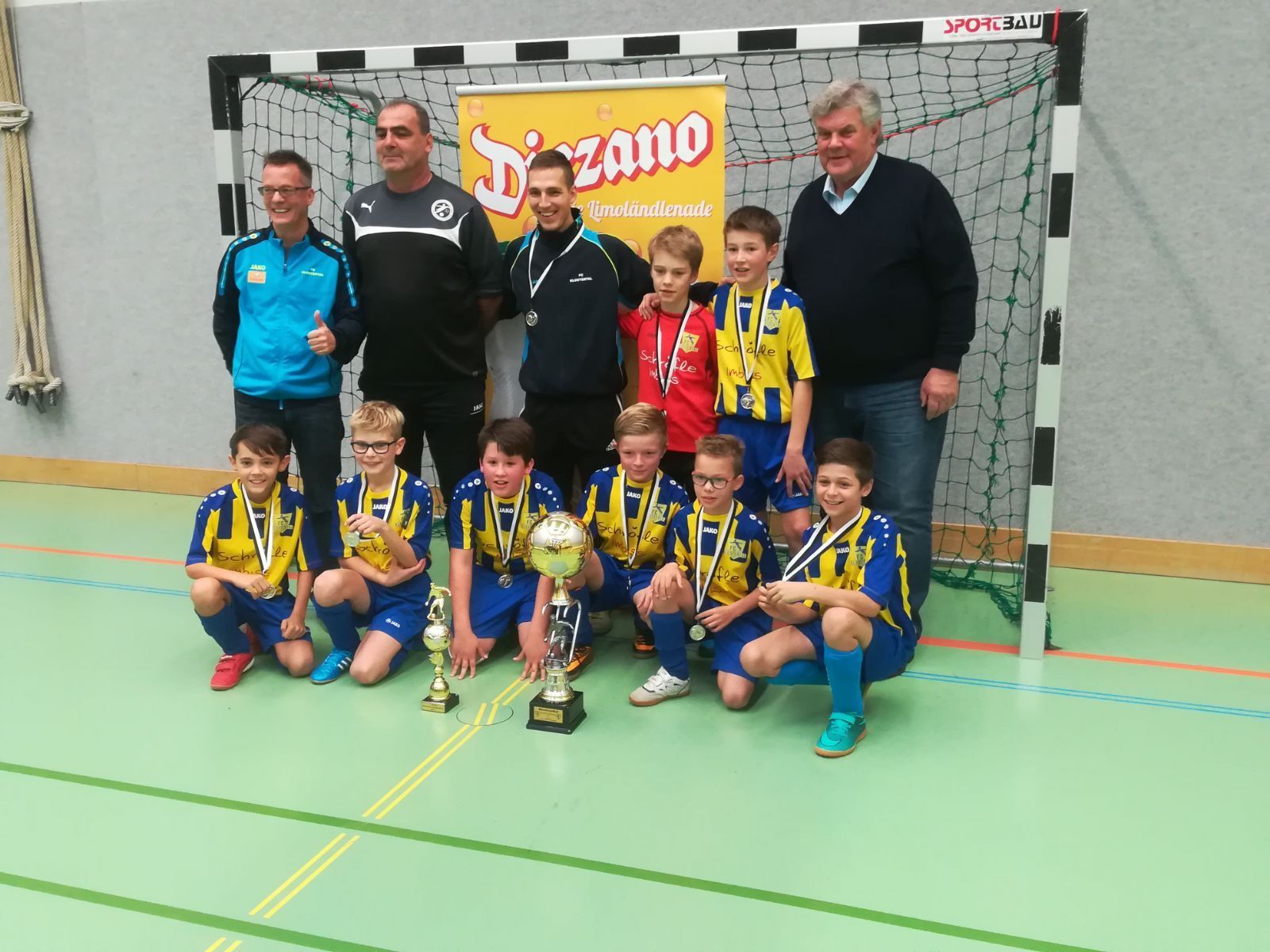 Die siegreiche U11-Mannschaft
