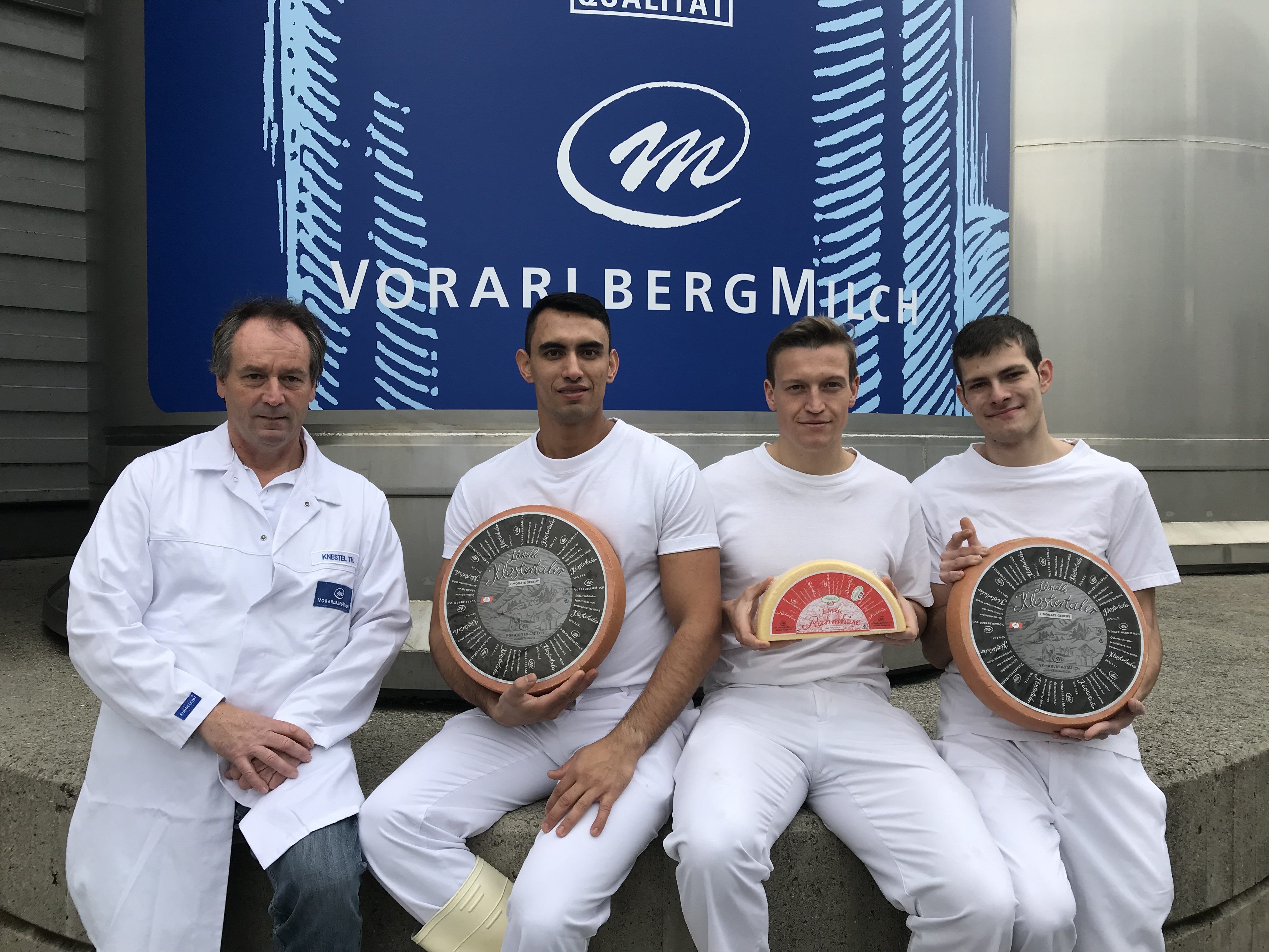 Die Käsemeister: Thomas Knestel, Ospina Montoya Jorge Mario, Daniel Rauch, Mario Brunner