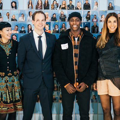 Joshua (4.v.l.) konnte sich beim Casting-Finale durchsetzen.