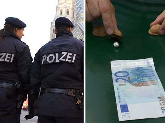 Gegen Hütchenspieler wird nun in Wien mobil gemacht