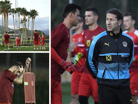 Das ÖFB-Team trainiert in Marbella erstmals unter Franco Foda. Das ÖFB-Team trainiert in Marbella erstmals unter Franco Foda.