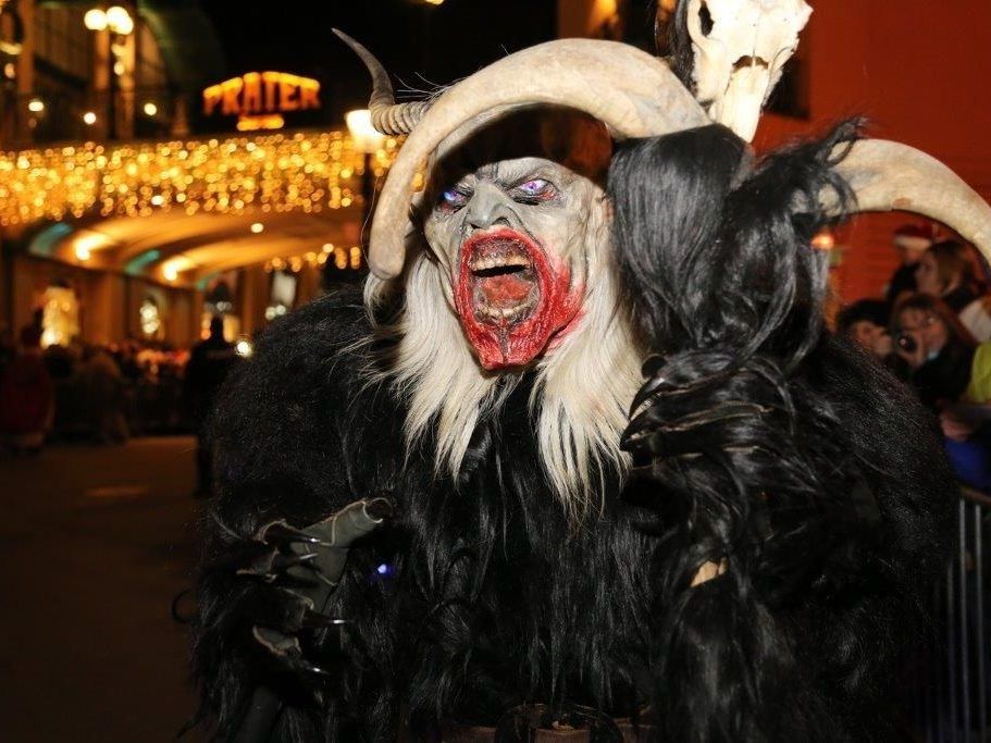 Im Wiener Prater gehen wieder die Perchten um