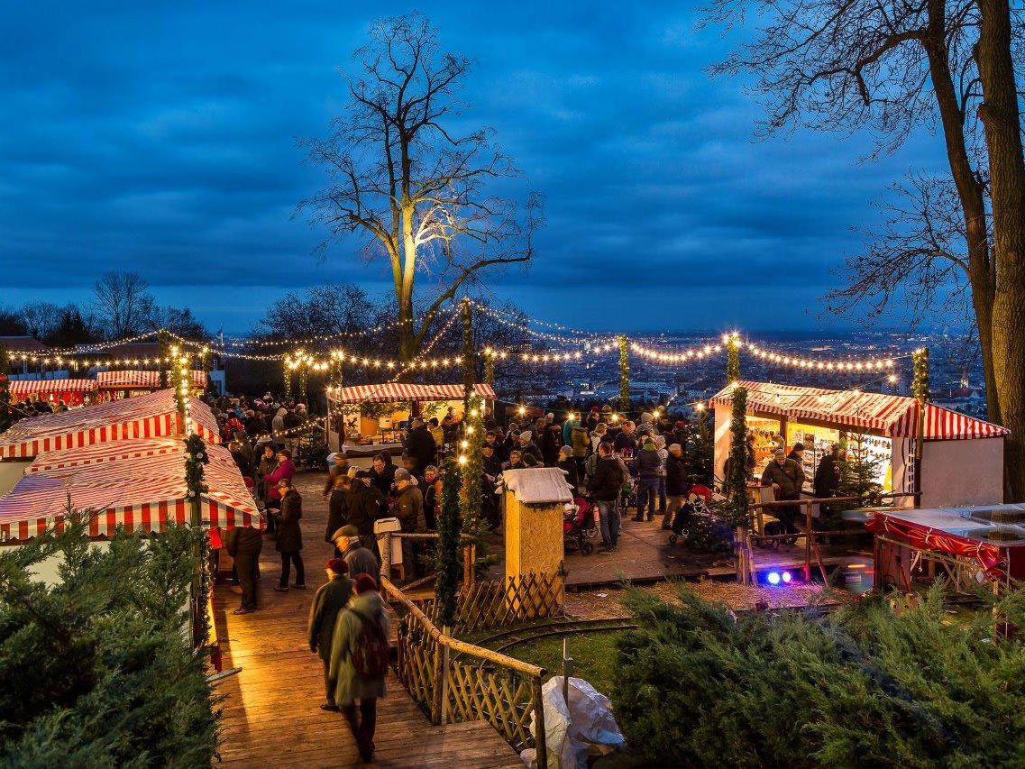 Beim Weihnachtszauber am Wilhelminenberg