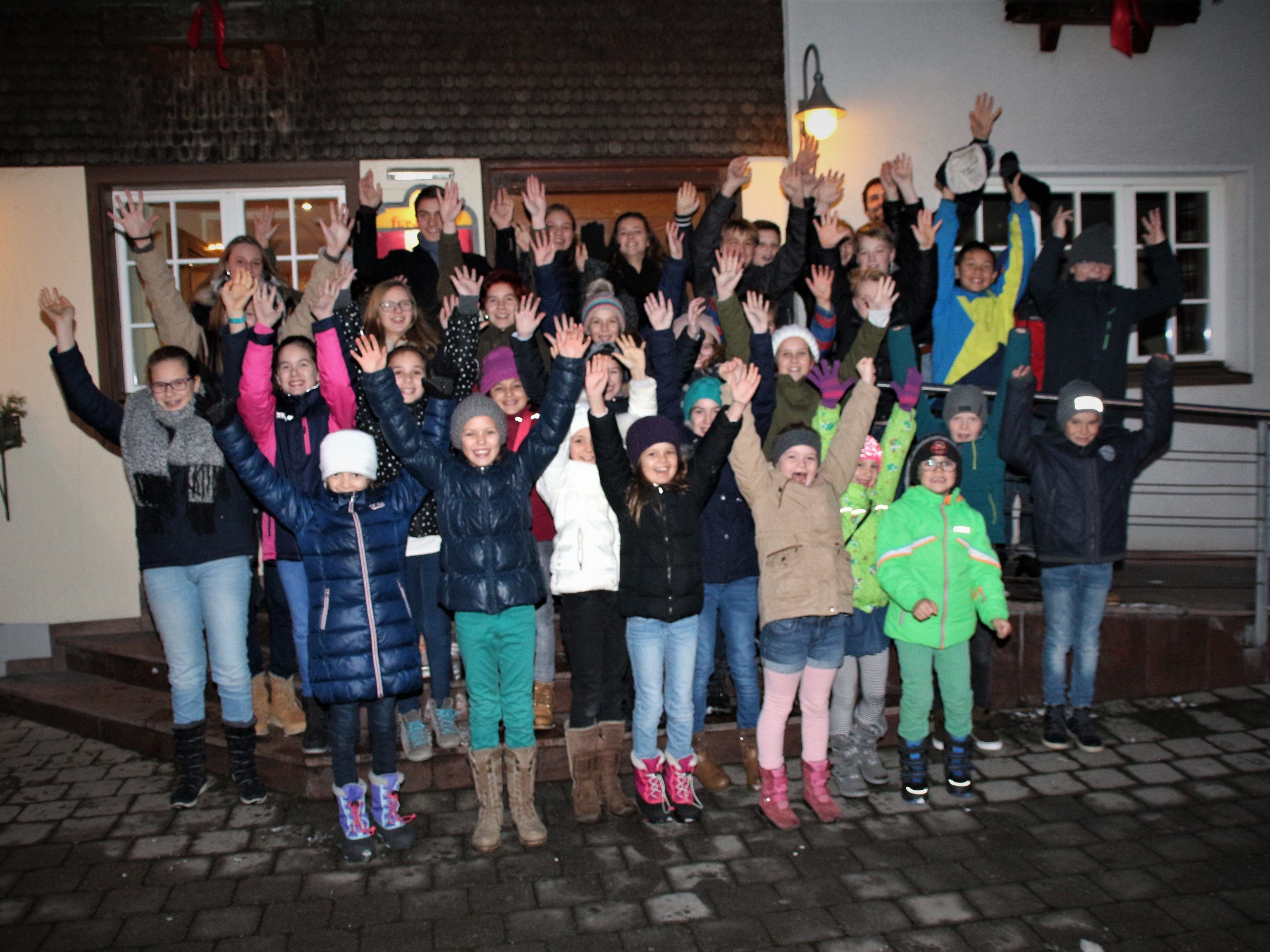 Musikschüler aus Weiler beim KEGELN