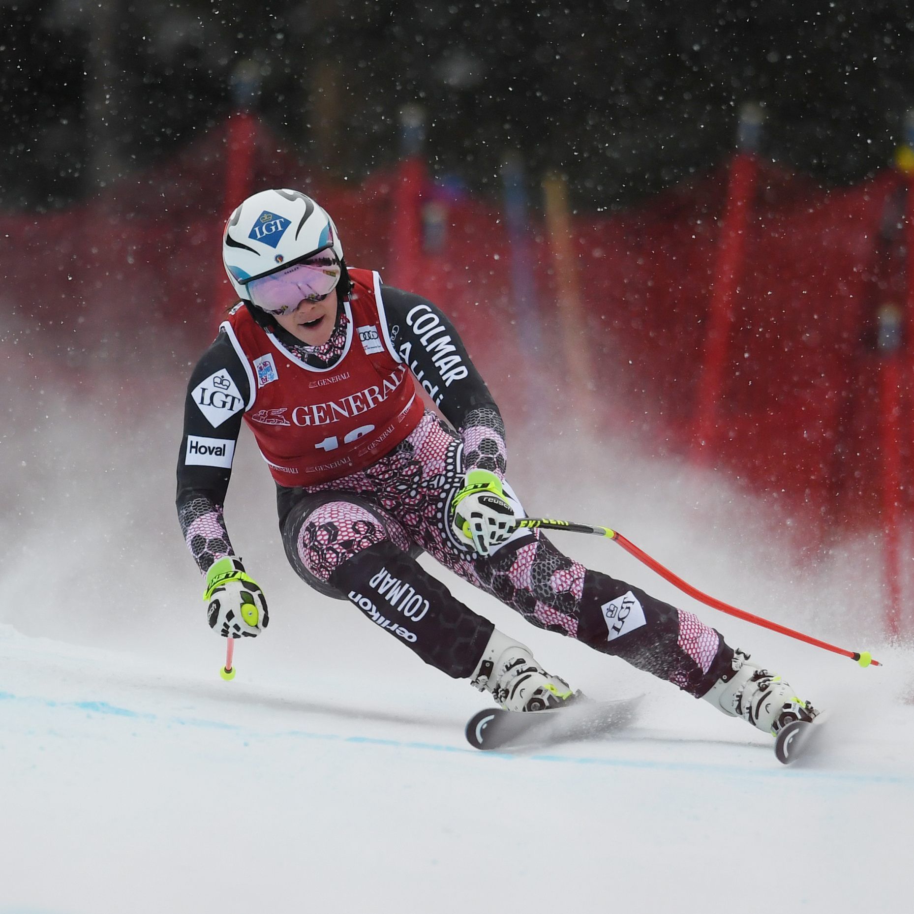 Tina Weirather feierte in Lake Louise ihren ersten Saisonsieg.
