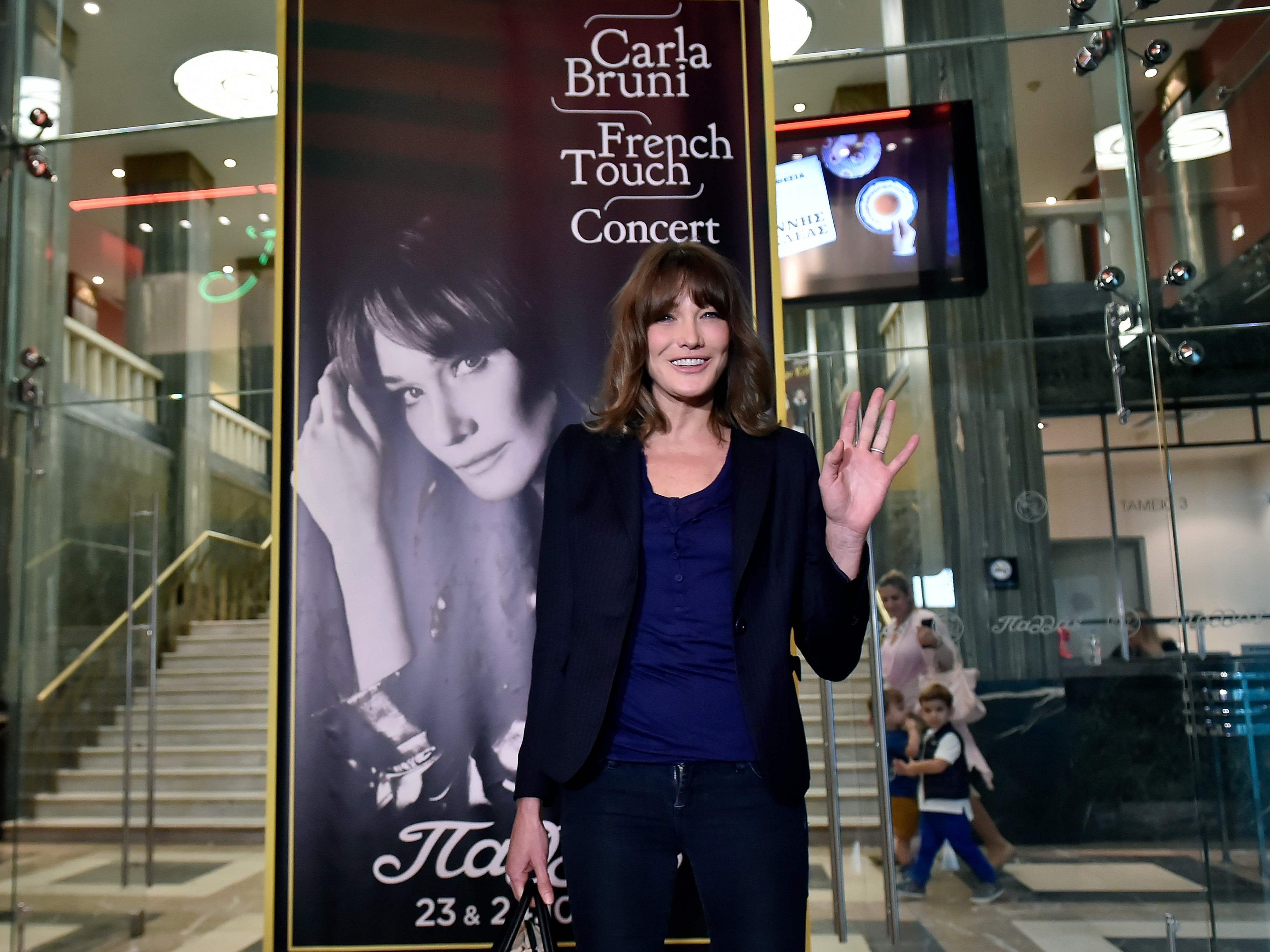 Carla Bruni war mit "French Touch" am Montagabend im Wiener Konzerthaus zu sehen.