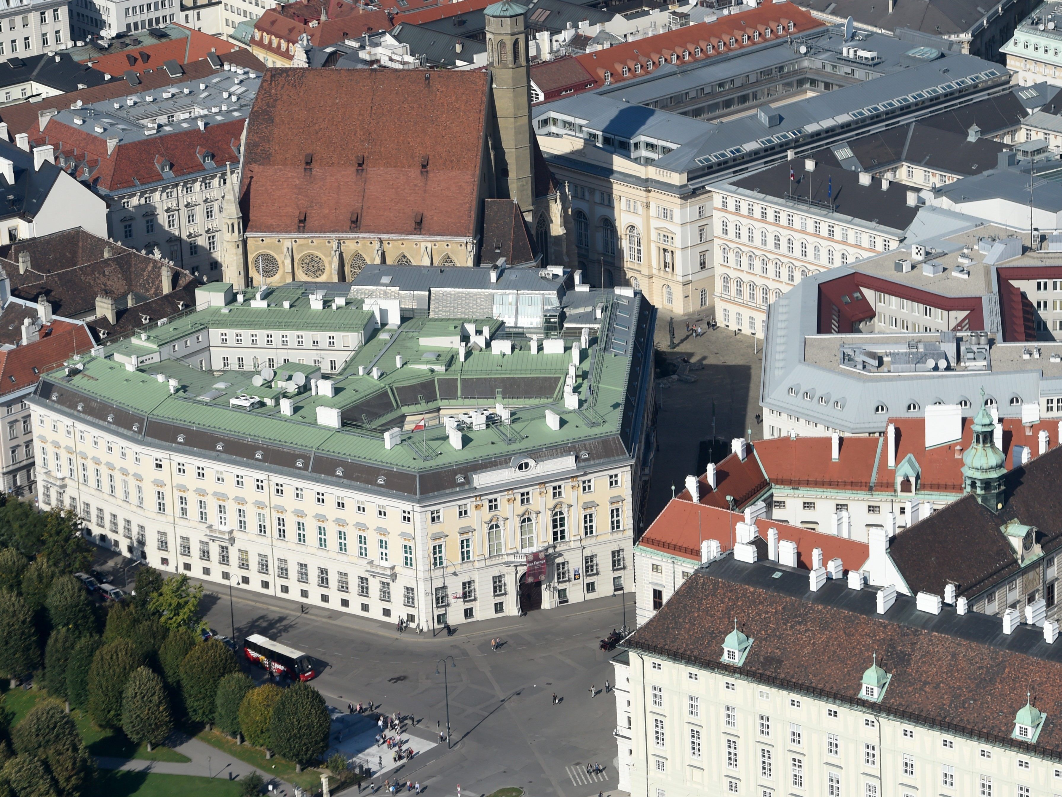 Rund um den Ballhausplatz gilt am Montag ein Platzverbot