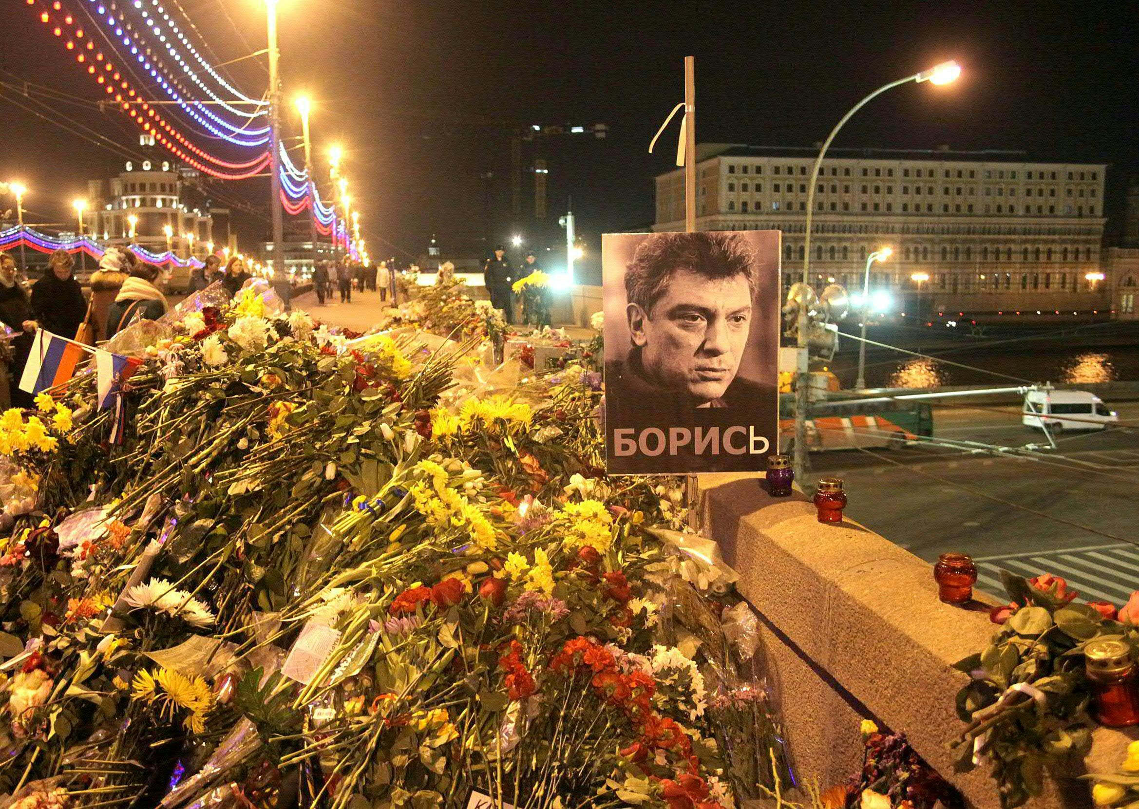 Gedenken an Boris Nemzow. Gedenken an Boris Nemzow.