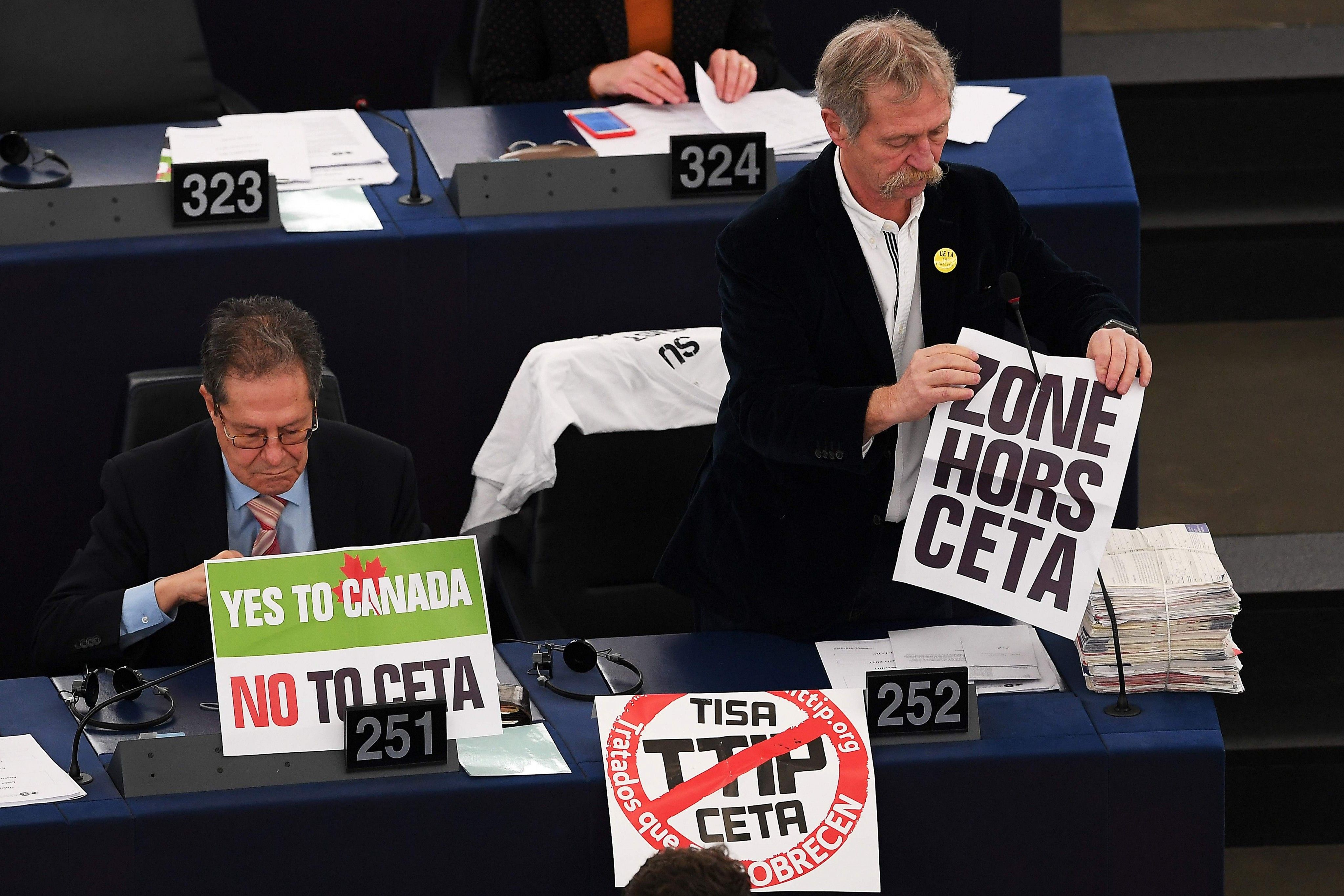 Europaparlament billigte CETA Europaparlament billigte CETA