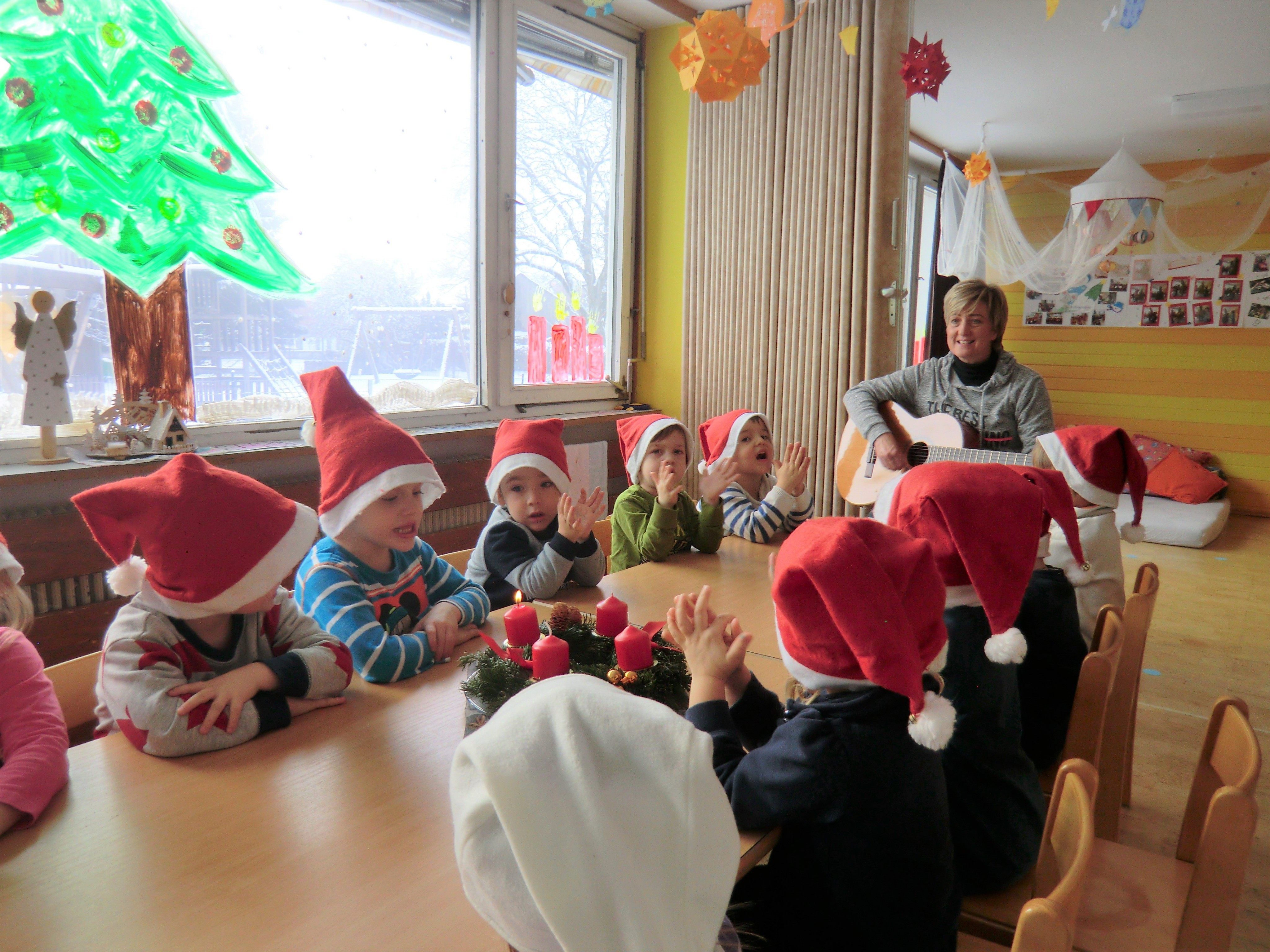 Tolle Stimmung bei der Nikolausjause