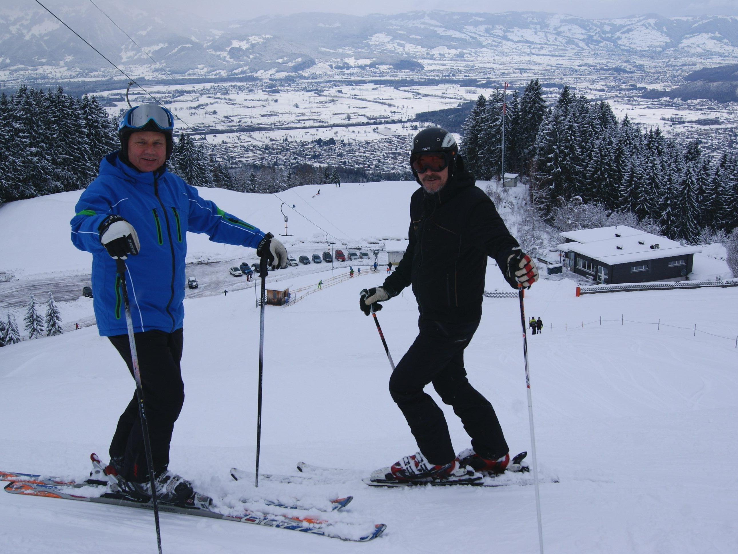 Thomas und Reinhard am Gröllerkopf