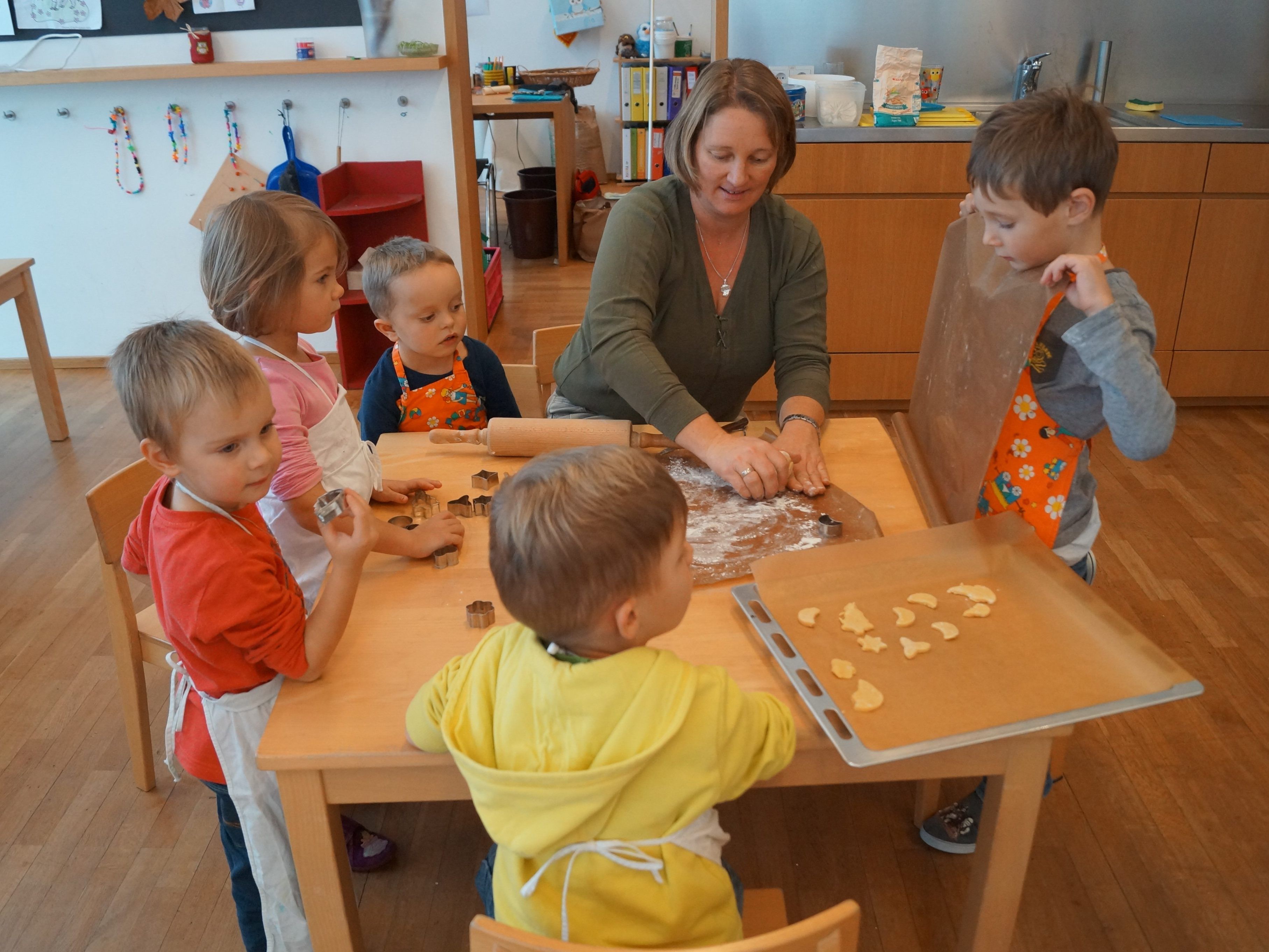Das gemeinsame Backen mit einigen "Kindergarten-Mamas" hat uns ganz besonders gut gefallen.