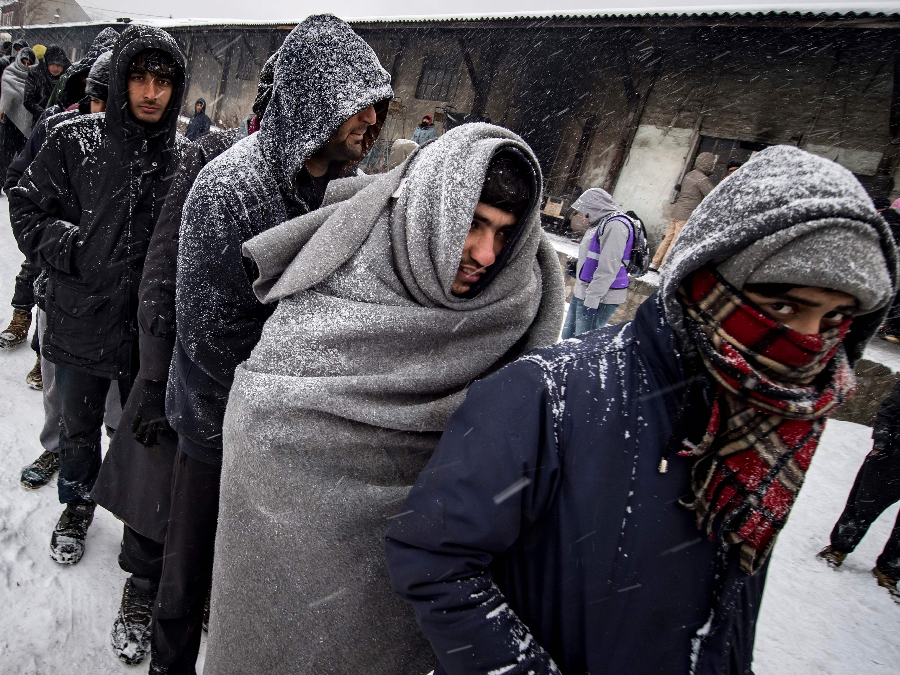 Die Zahl der Migranten ist 2017 zurückgegangen. Die Zahl der Migranten ist 2017 zurückgegangen.