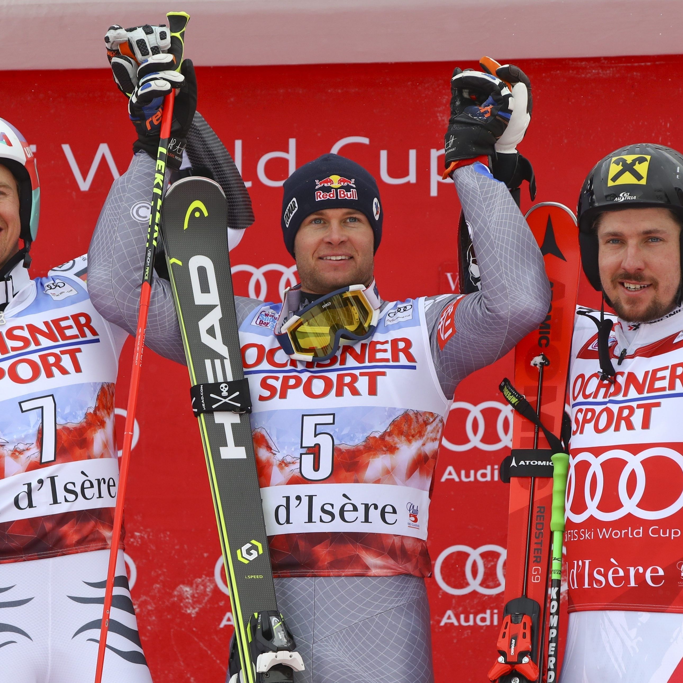 Für Hirscher reichte es am Samstag "nur" für Platz drei