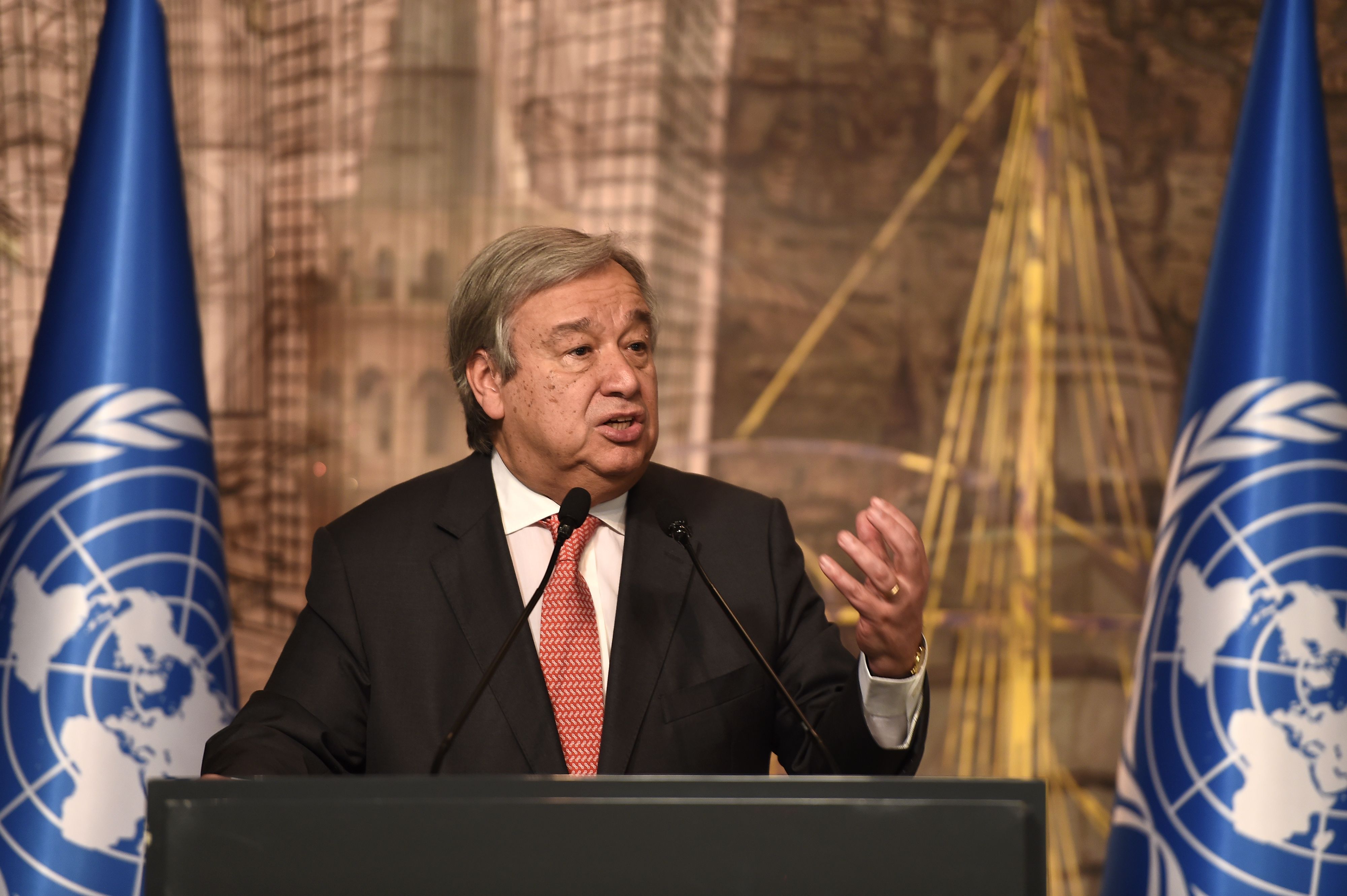 António Guterres wurde im Jänner neuer UN-Generalsekretär. António Guterres wurde im Jänner neuer UN-Generalsekretär.