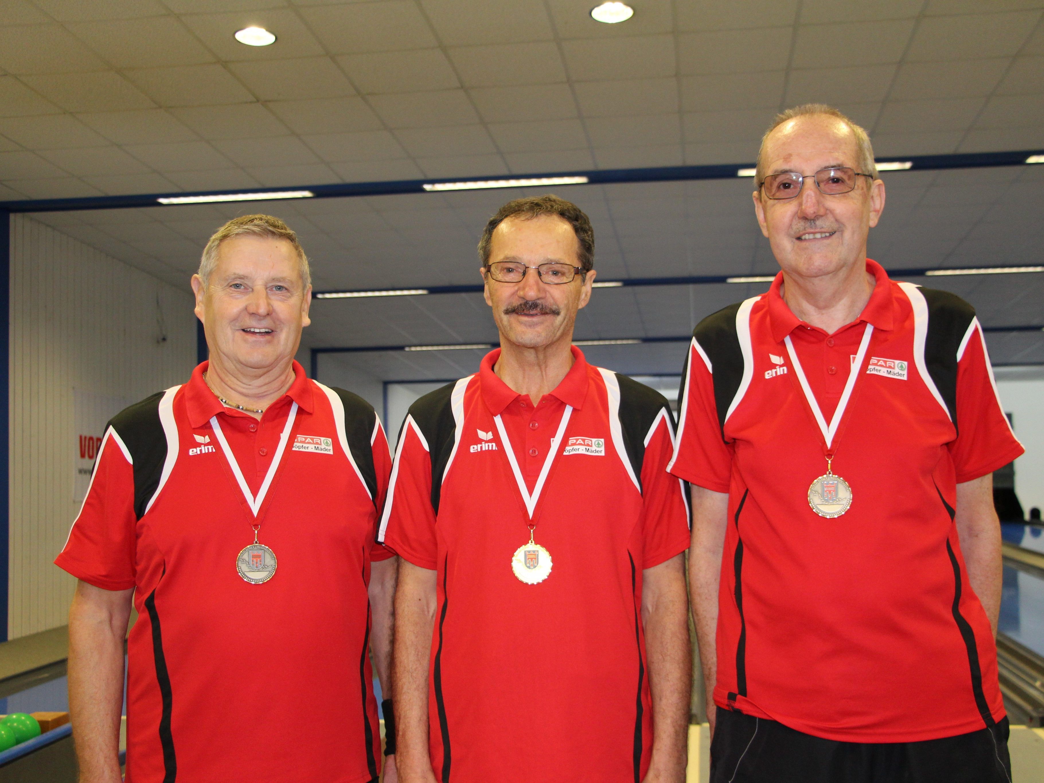 v.li.: Wilfried Pürstl, Edi Wiesflecker, Walter Hyden.