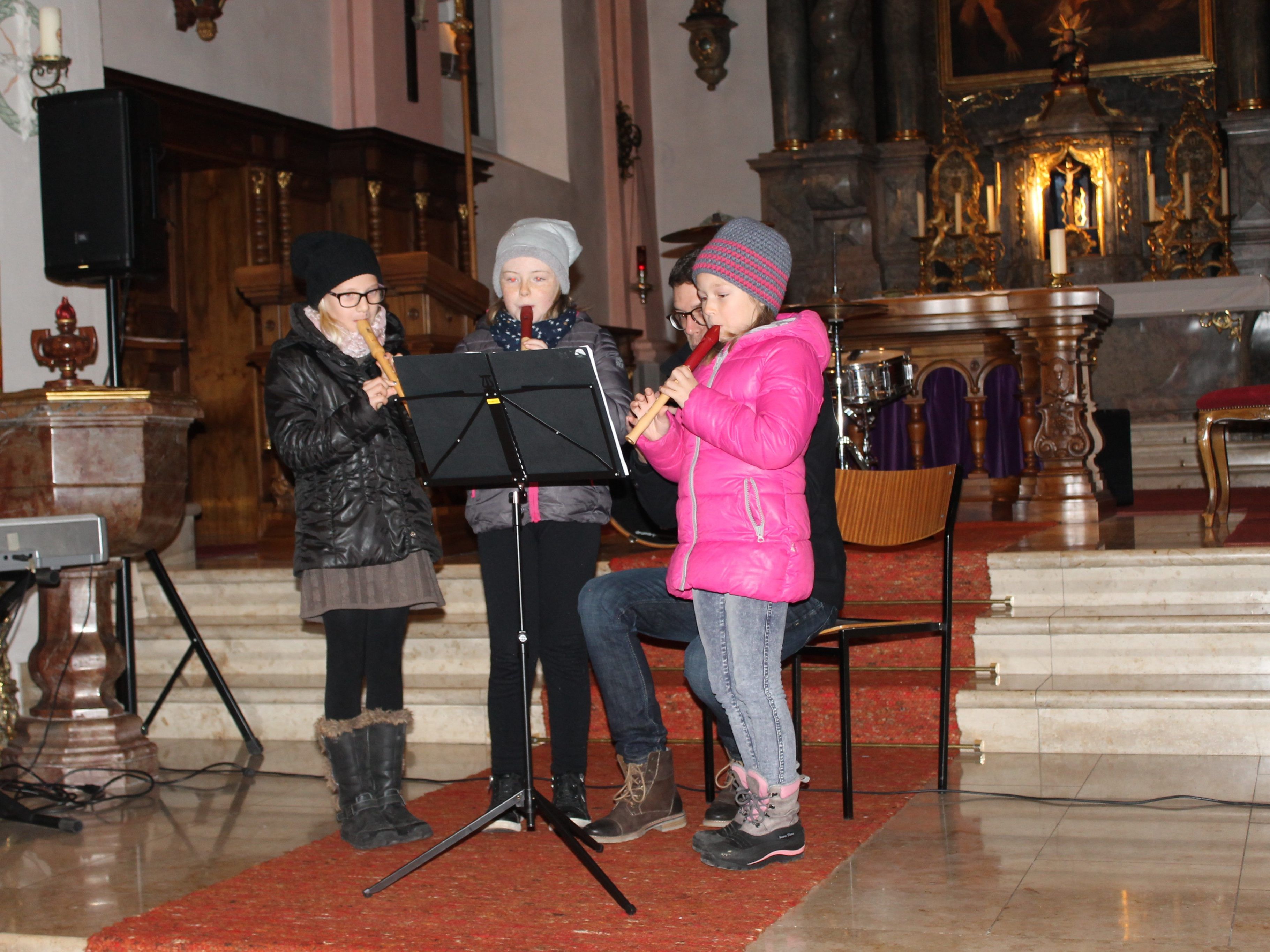 Lea, Aurelia und Emelie im Einsatz