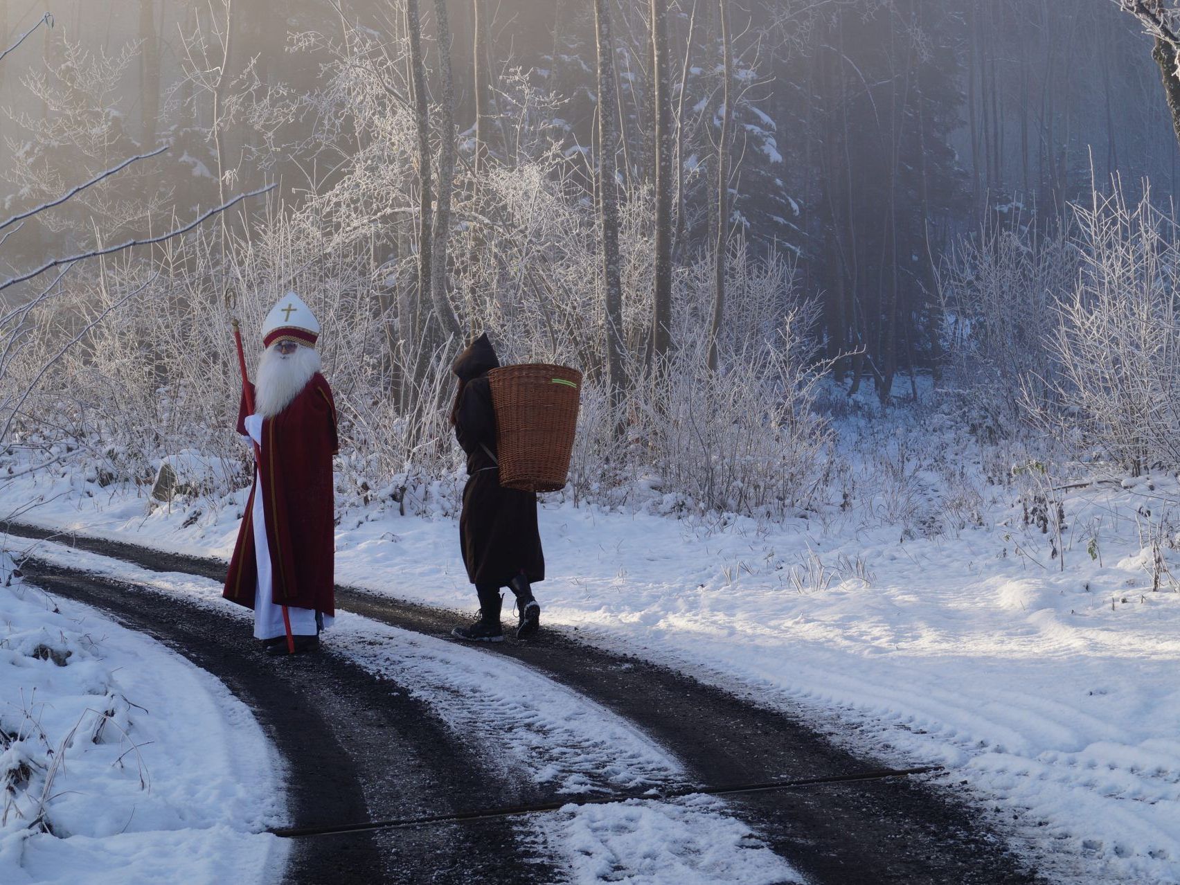 Der Nikolaus ist unterwegs