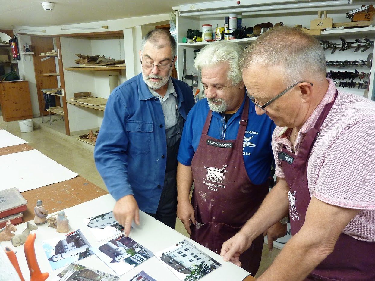 Wolfgang Flucher, Emil Bell und Willi Pröll