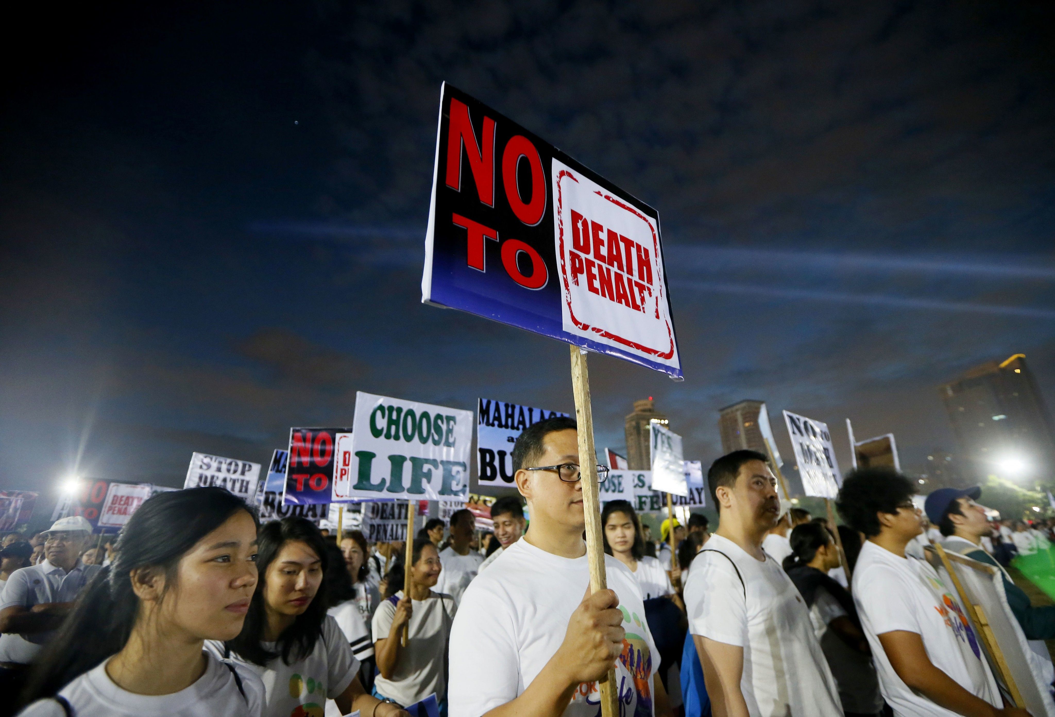 Demonstrationen auf den Philippinen. Demonstrationen auf den Philippinen.