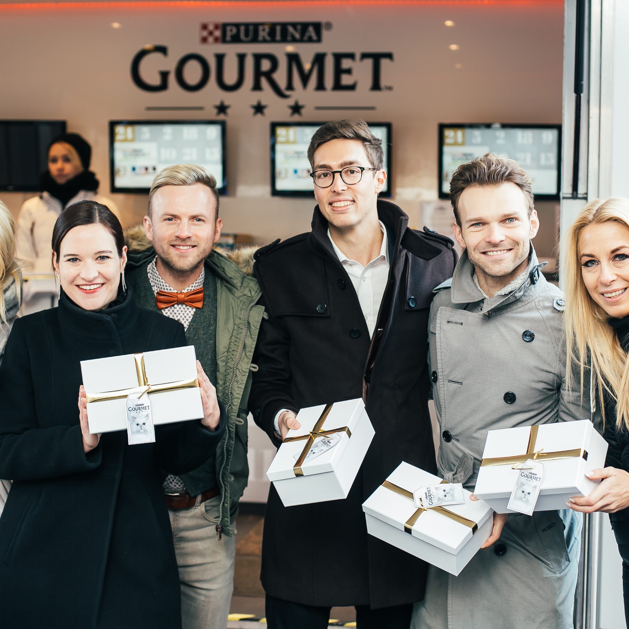 Im Rahmen des Gourmet Adventkalenders gab es Geschenke für Vierbeiner