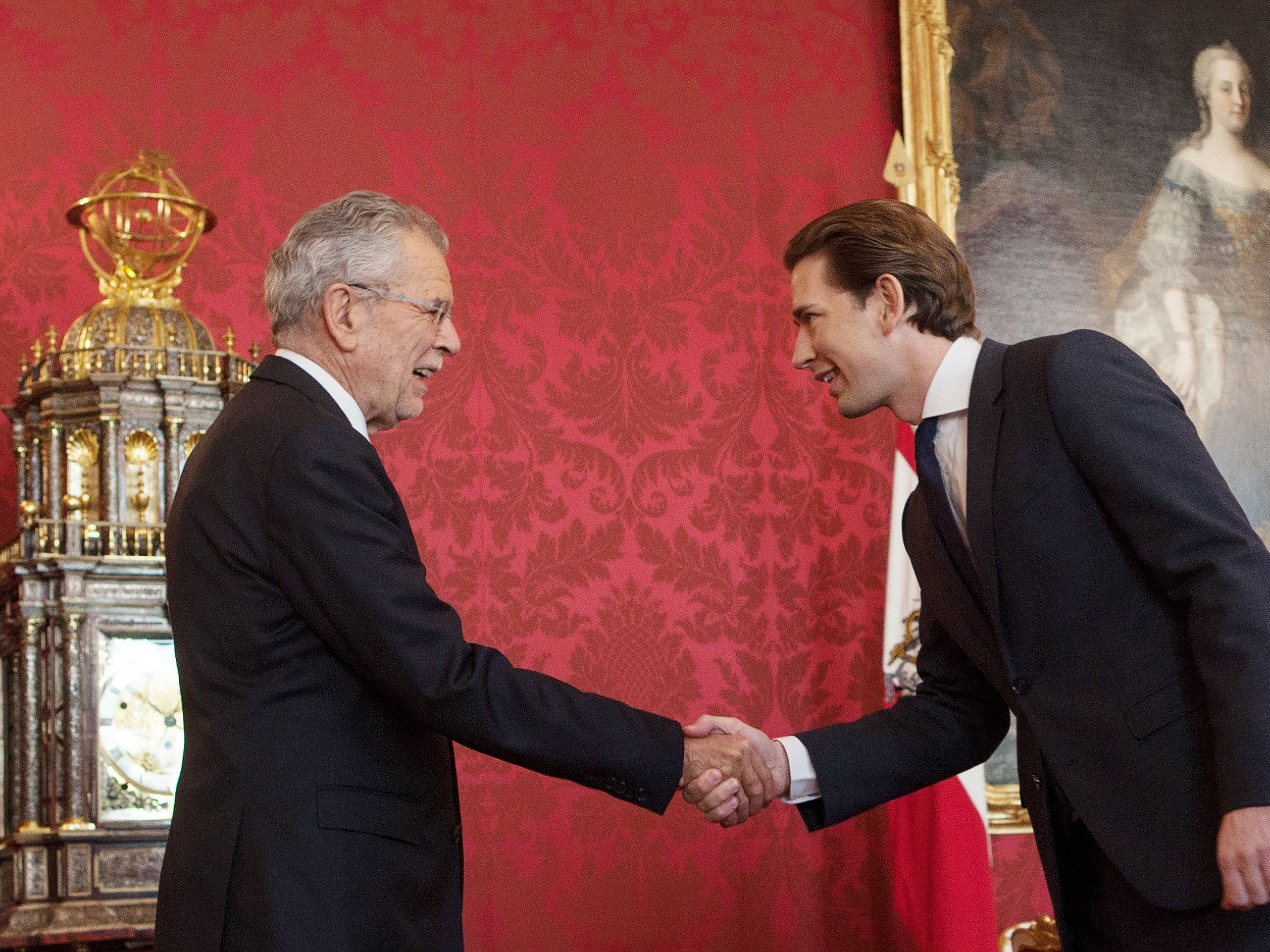 Van der Bellen trifft sich am Donnerstagvormittag mit Kurz in der Hofburg