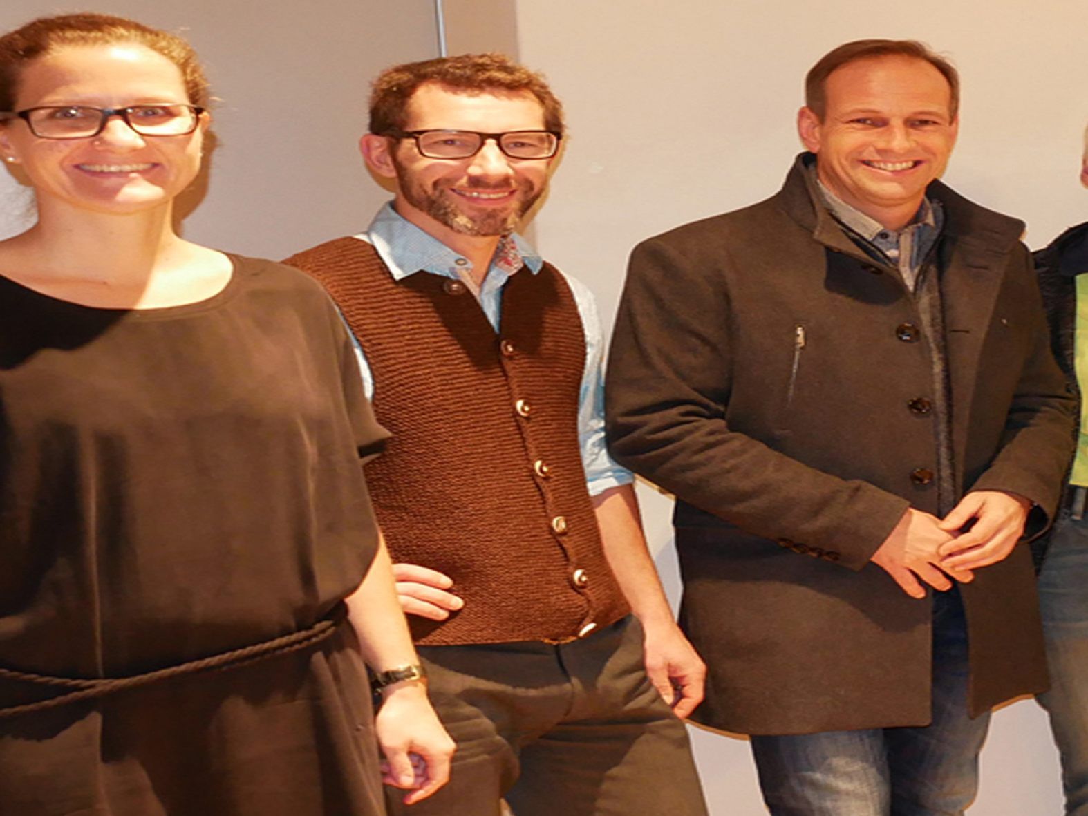 Mag. Christine Jost, Stephan Schirmer, Bgm. Dieter Egger und Stadträtin Mag. Patricia Tschallener (v.l.)