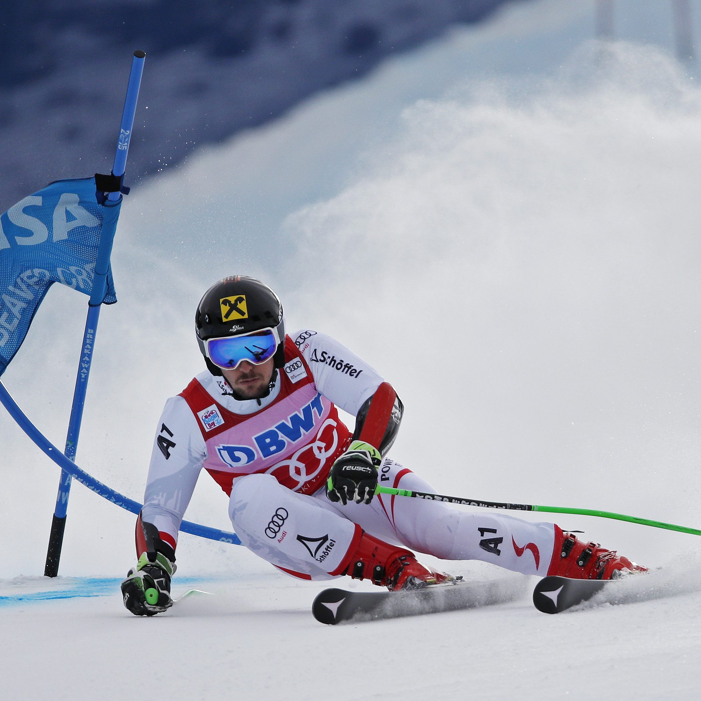 Hirscher ließ der Konkurrenz heute im 2. Durchgang keine Chance.