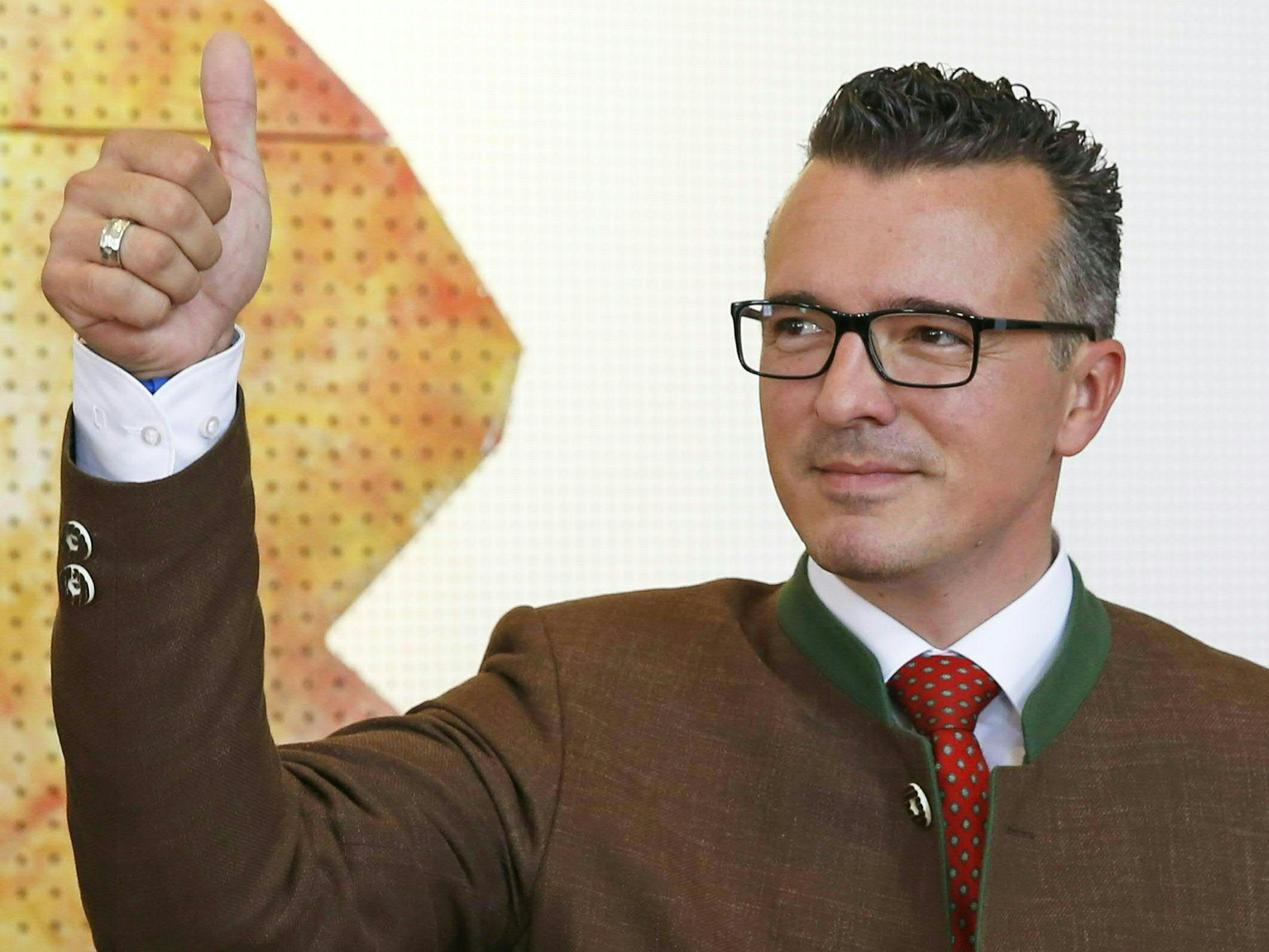 FPÖ-Chef Gernot Darmann führt die FPÖ Kärnten im Wahlkampf an