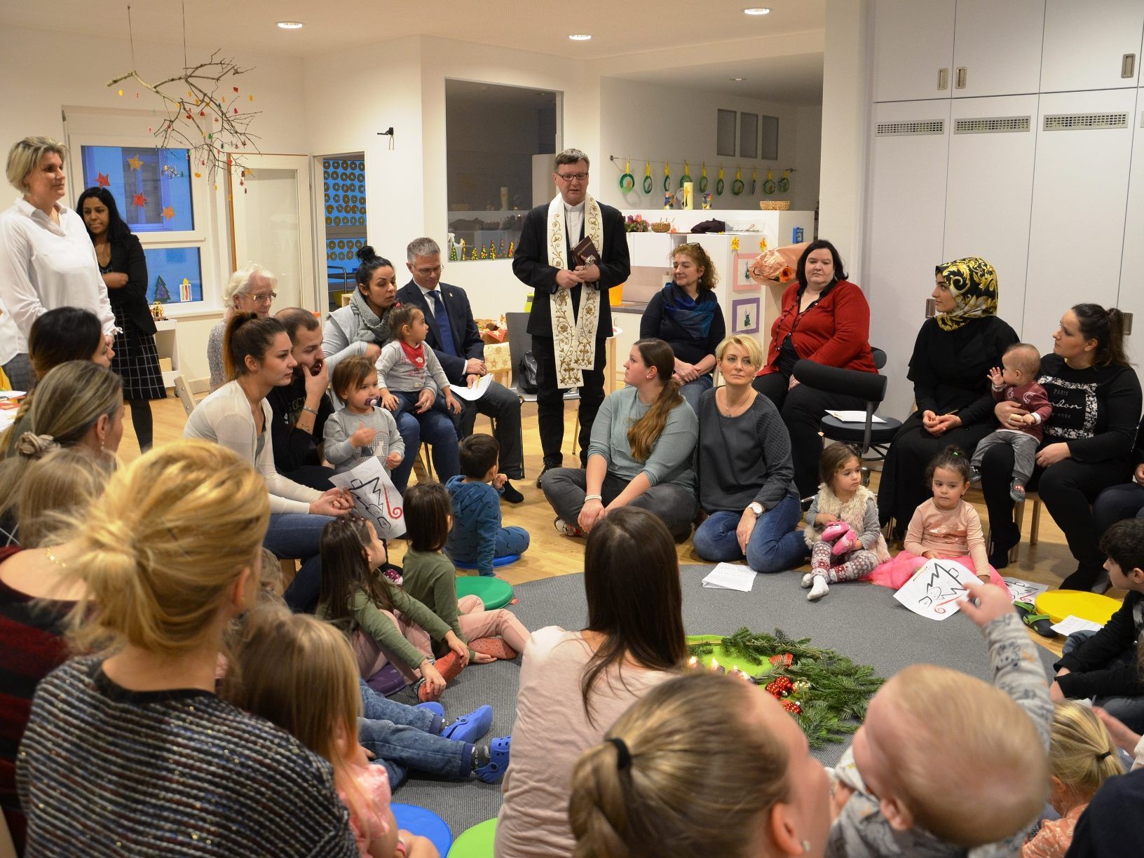 Der neue Kindergarten der St. Nikolausstiftung wurde in Wien-Favoriten eröffnet. Der neue Kindergarten der St. Nikolausstiftung wurde in Wien-Favoriten eröffnet.