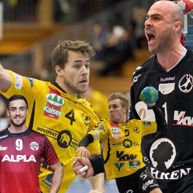 Insgesamt sechs Handballer aus Hard und Bregenz stehen im Kader.