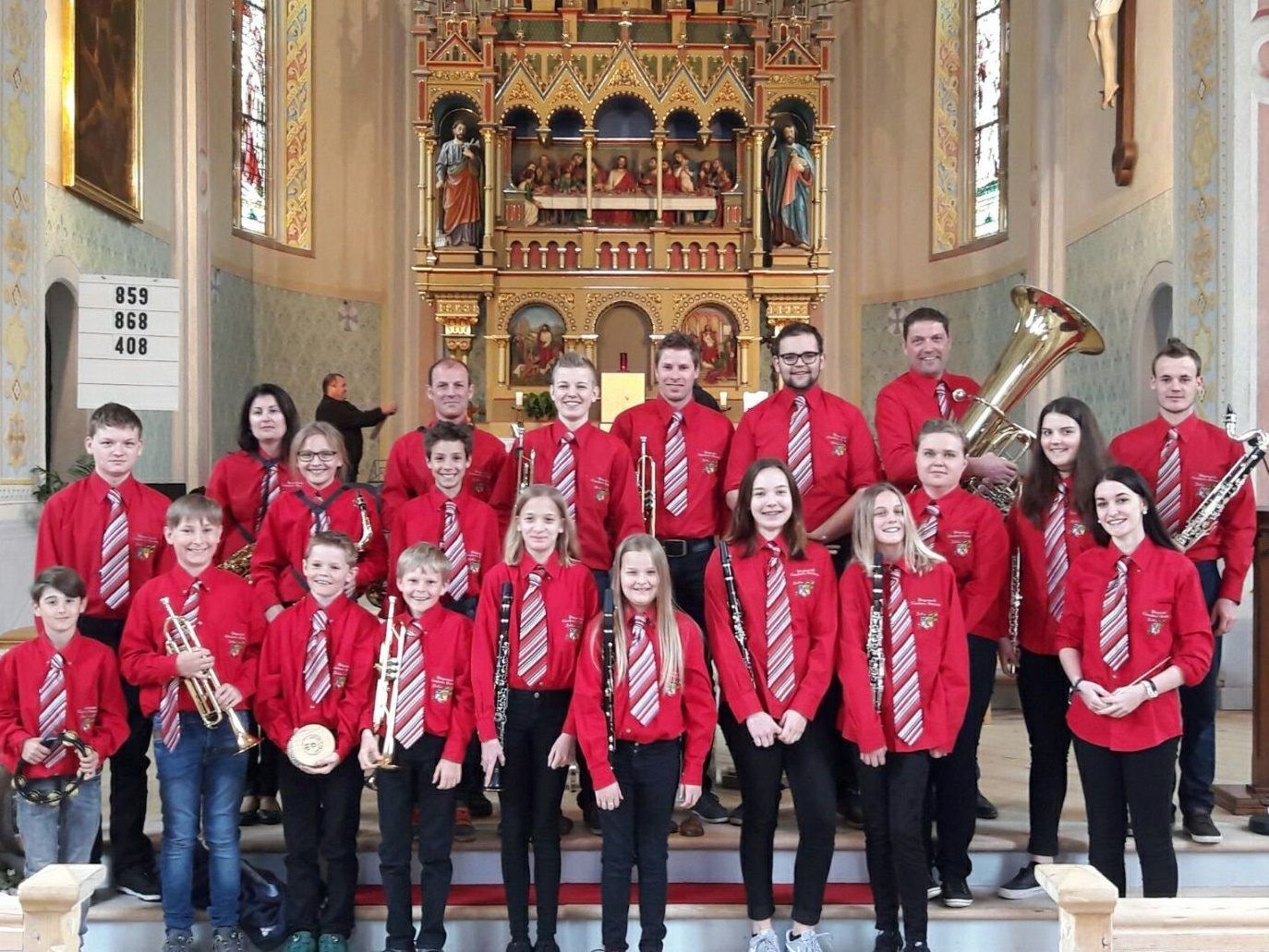 Die Jugendkapelle der Bürgermusik Die Jugendkapelle der Bürgermusik