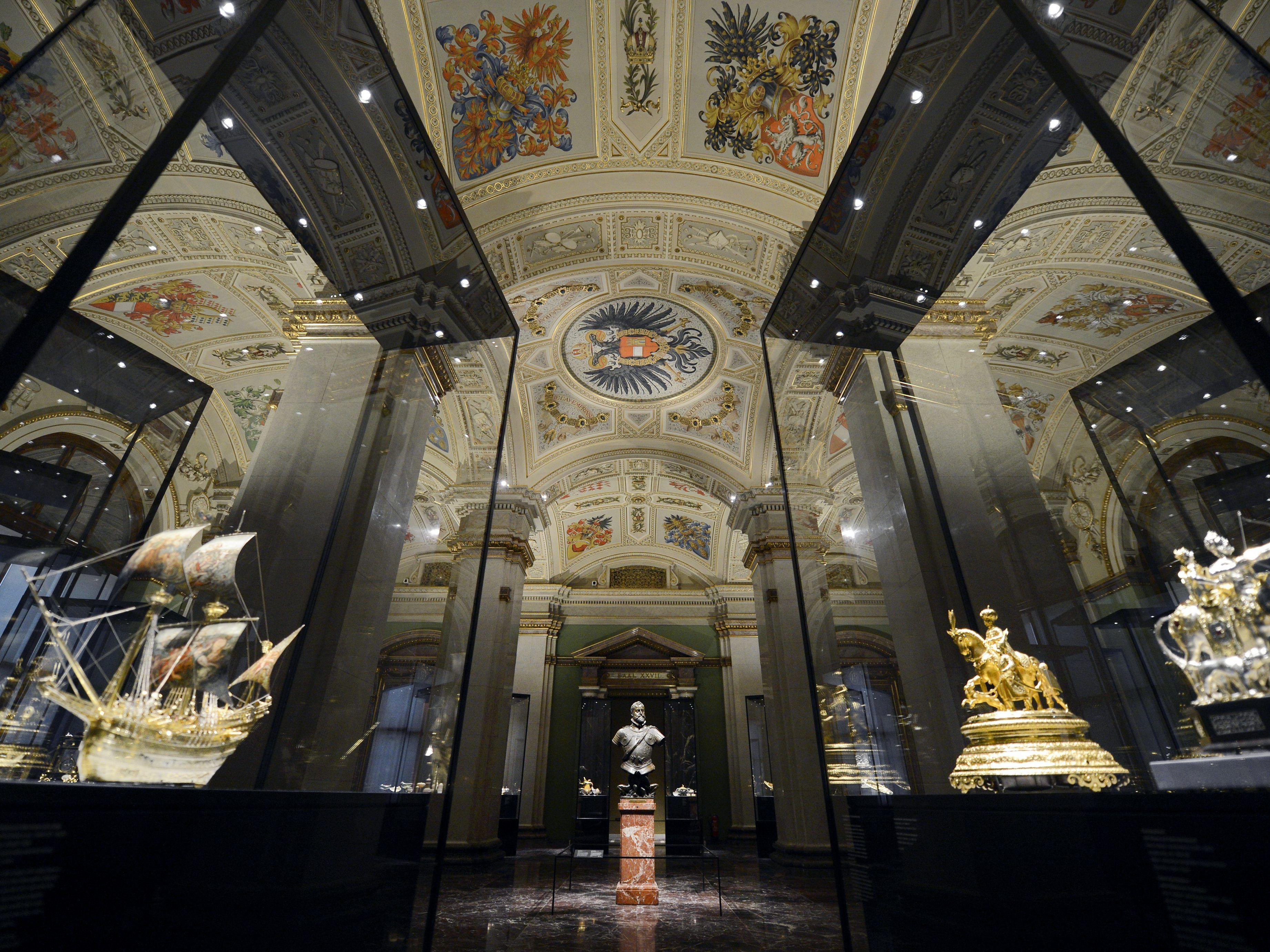 Das Kunsthistorische Museum in Wien im Dezember.