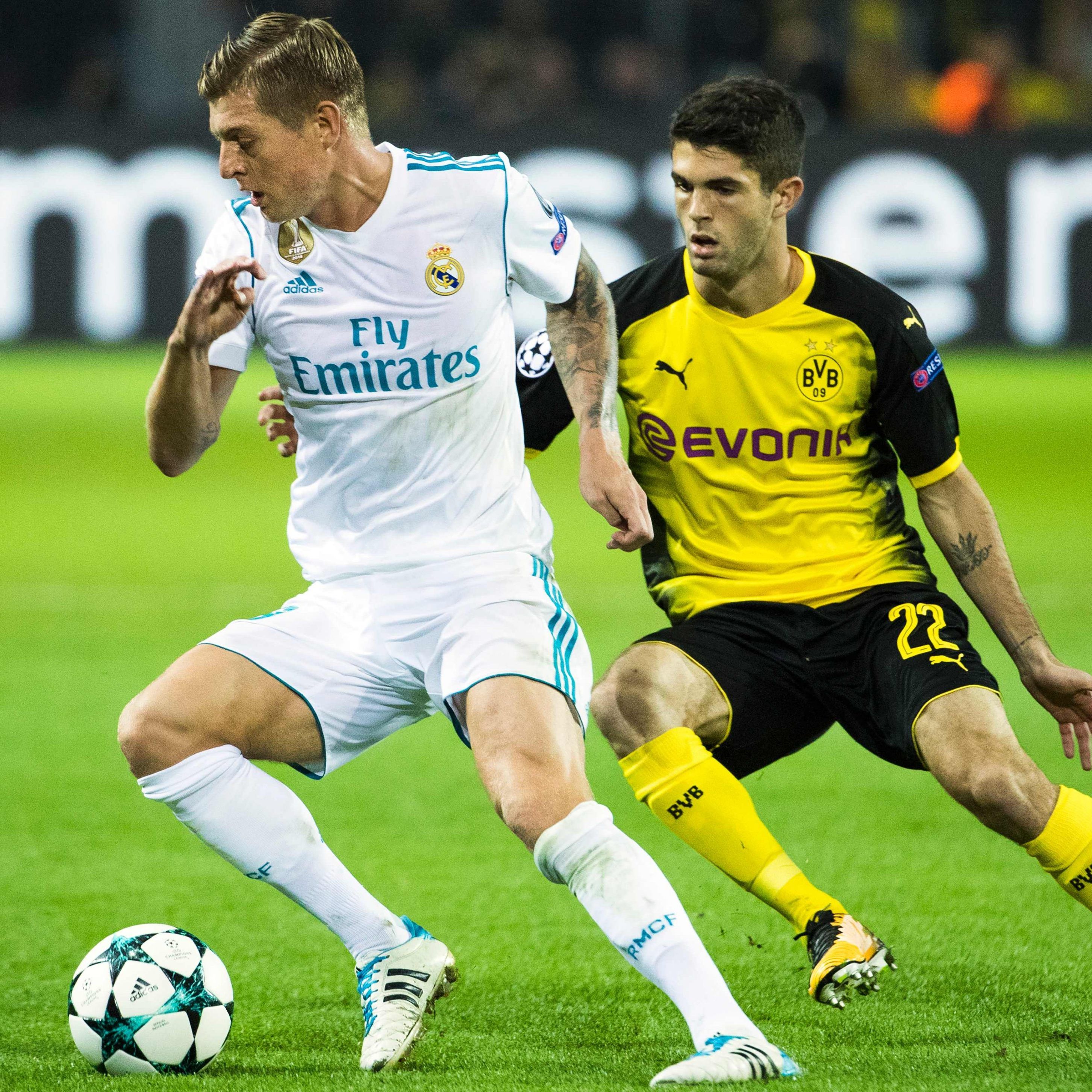 Hier sehen Sie das Match zwischen Real Madrid und Borussia Dortmund.