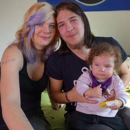 Edith und Maurice mit ihrer kleinen Tochter Cloé sind auch Teil von Staffel 12.