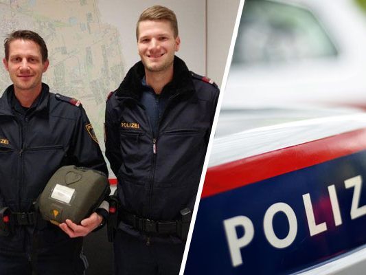 Die Polizisten versuchten den Mann wiederzubeleben. Die Polizisten versuchten den Mann wiederzubeleben.