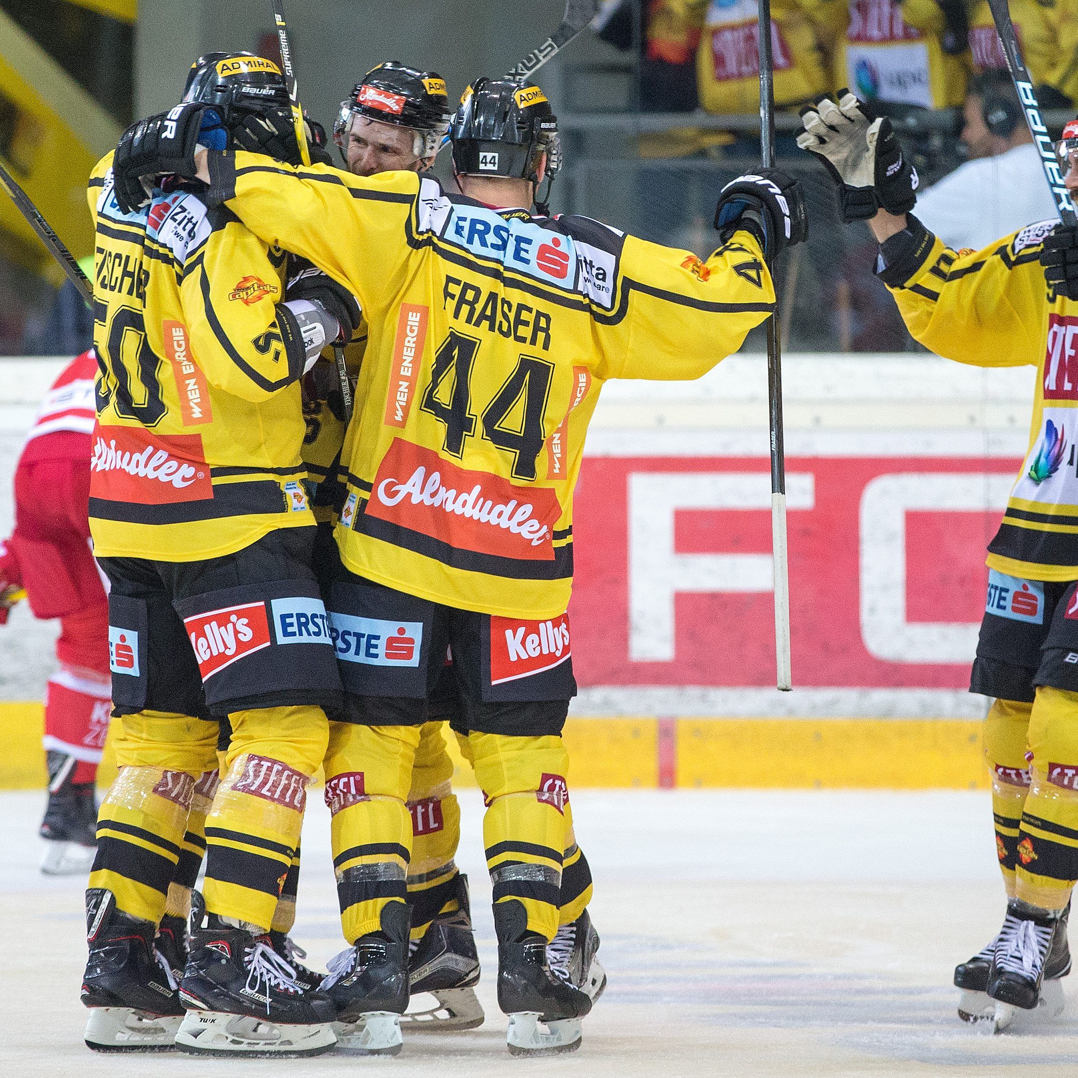 Die Vienna Caps besiegten Zagreb mit 2:0.