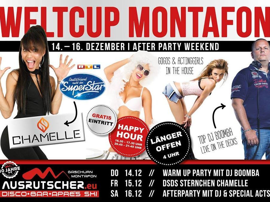 Weltcup After Party Ausrutscher Gaschurn