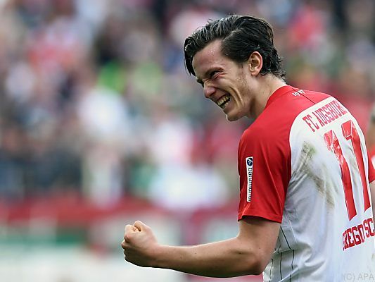 Michael Gregoritsch traf für Augsburg bereits acht Mal Michael Gregoritsch traf für Augsburg bereits acht Mal