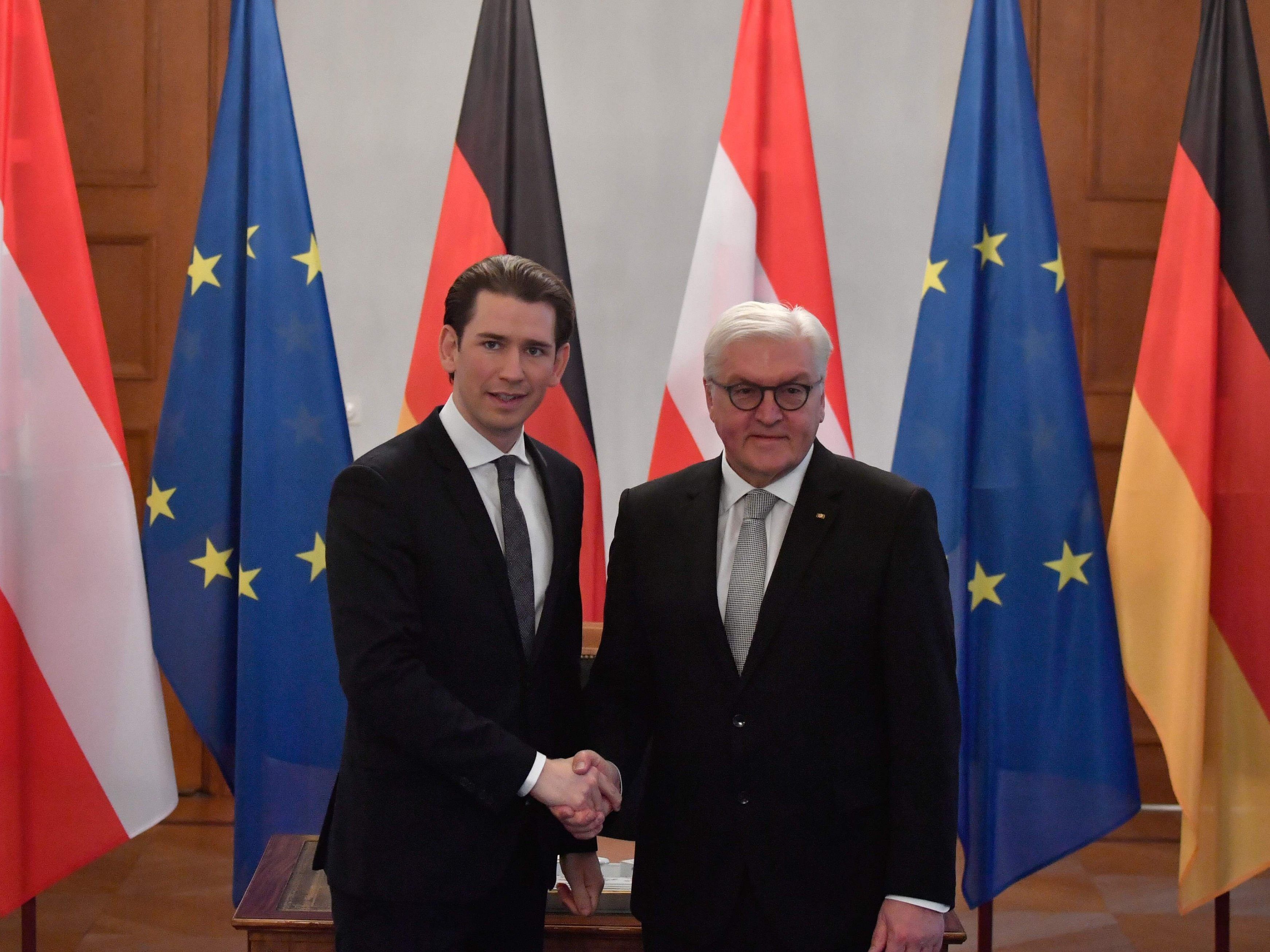 Der ÖVP-Chef und der deutsche Bundespräsident kennen einander durchaus gut.