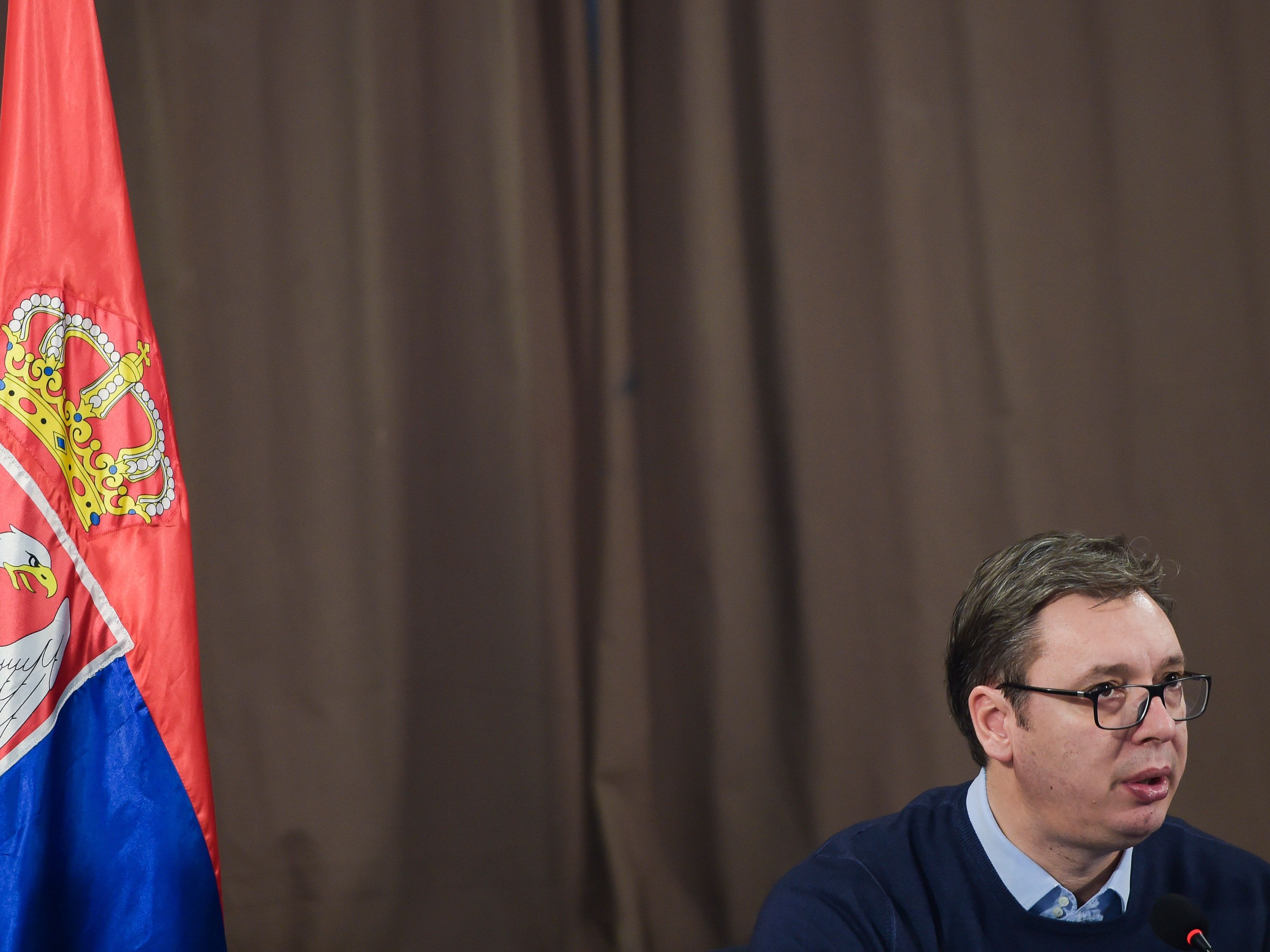 Der serbische Präsident Vucic wird Wien einen Besuch abstatten.