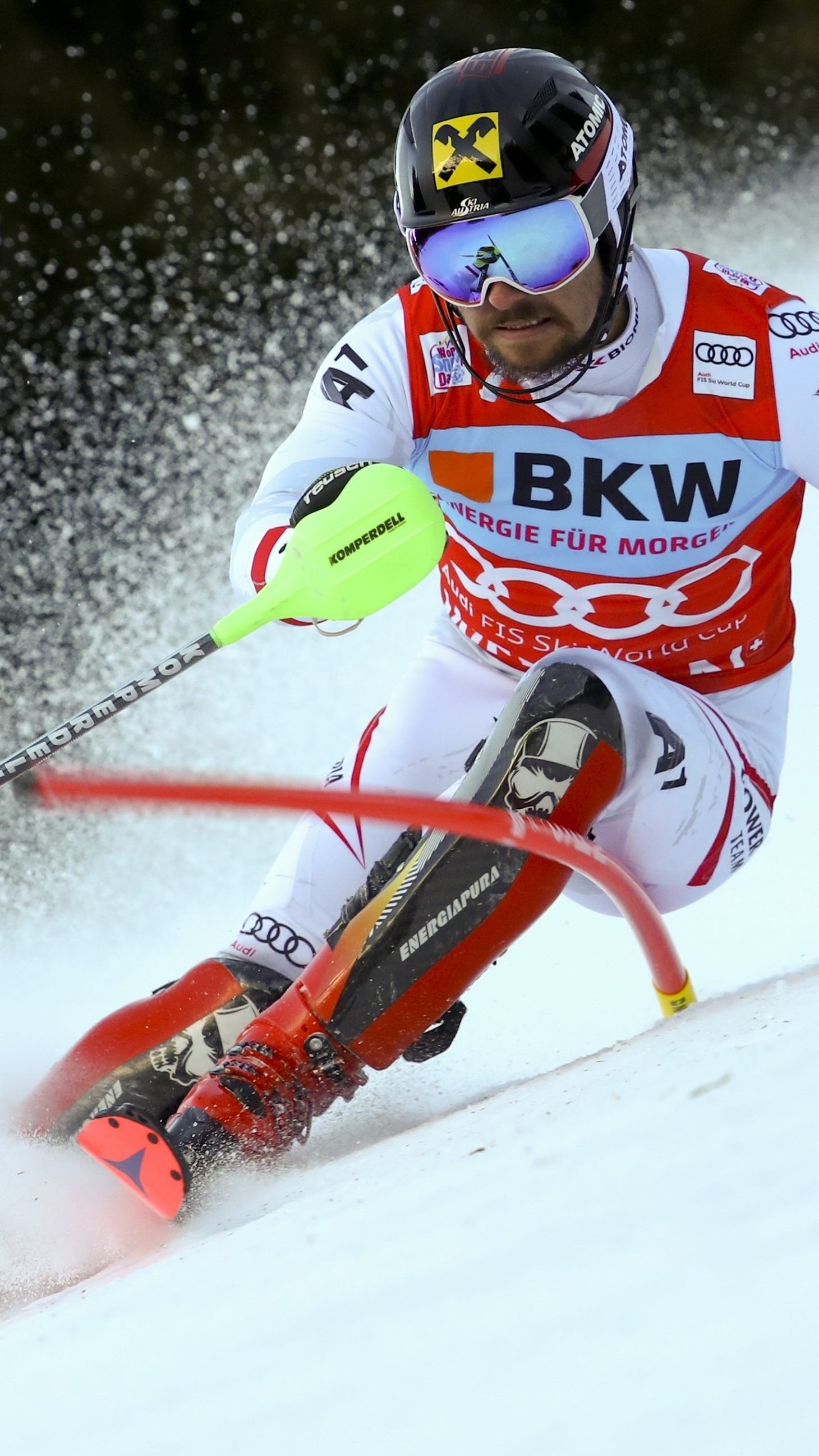 Hirscher führt nach dem ersten Durchgang in Wengen.